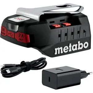 Produktfoto 1 von Metabo 600409000, Akku-USB-Adapter PC 18-65 Power-Charger, 2x USB C