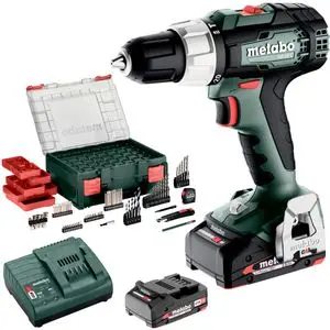 Produktfoto 1 von Metabo 614053710, Akku-Schlagbohrschrauber SB 18 L Set, mit 2 Akkus, Zubehör-Set & Koffer