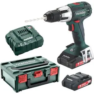 Produktfoto 1 von Metabo 602103510, Akku-Schlagbohrschrauber SB 18 LT Compact, 18V / 2,0Ah, mit 2 Akkus