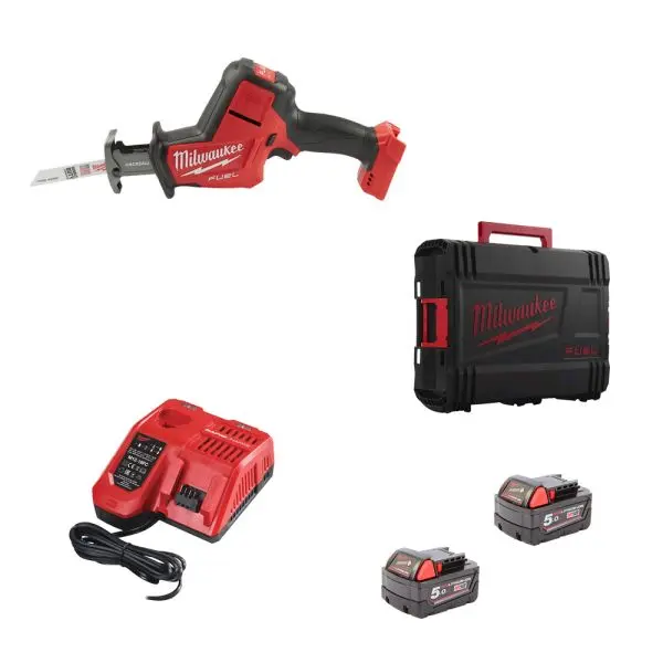 Produktfoto 1 von Milwaukee M18 FHZ-502X 2 x 5,0 Ah - FUEL™ Akku Säbelsäge 18 V, SKU: 4933459885