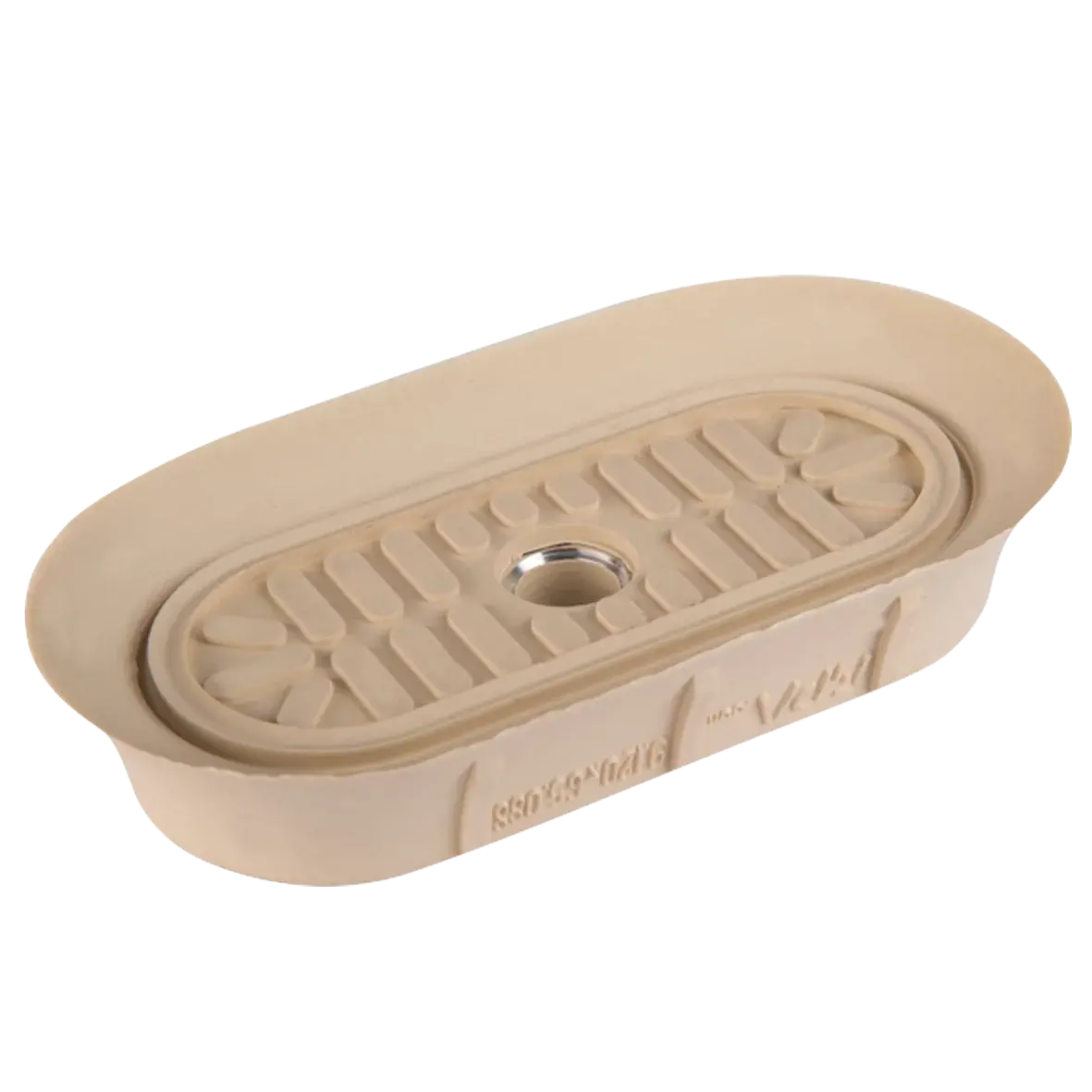 Produktfoto 1 von FIPA 9.120X65.088.4, Ovalsauger 120x65 mm NR beige