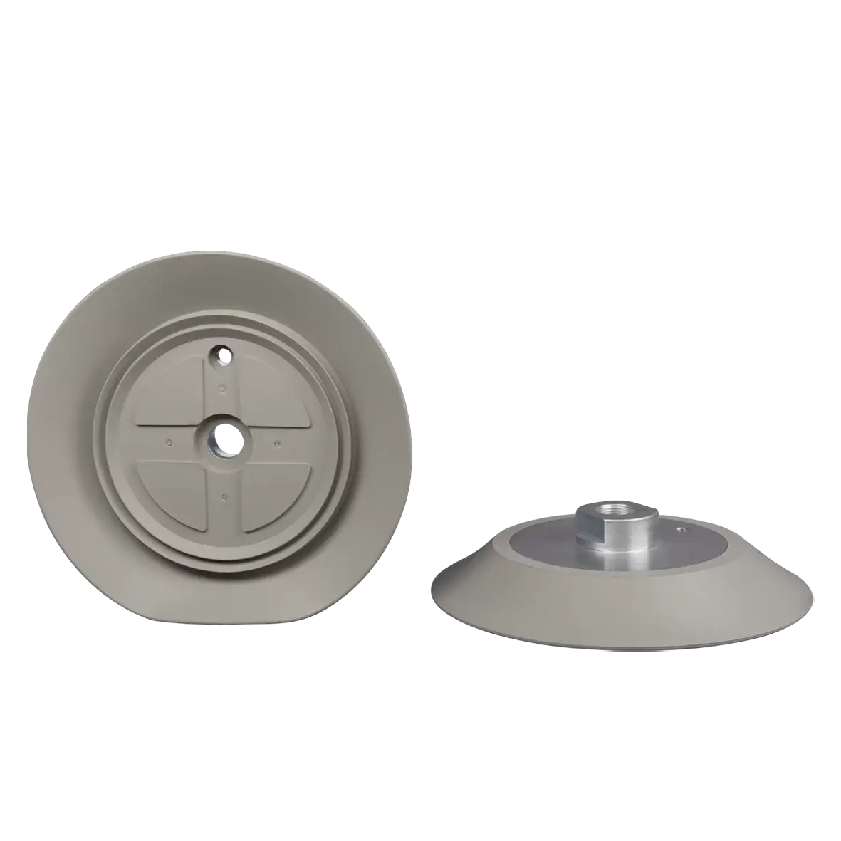 Produktfoto 1 von FIPA 150.225.018.9, Flachsauger Ø 225 mm CR grau