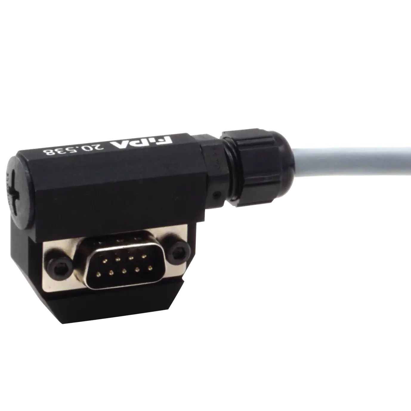 Produktfoto 1 von FIPA 20.538, Elektronischer Steckverbinder für SR50-B inkl. SUB-D Stecker 9 PIN