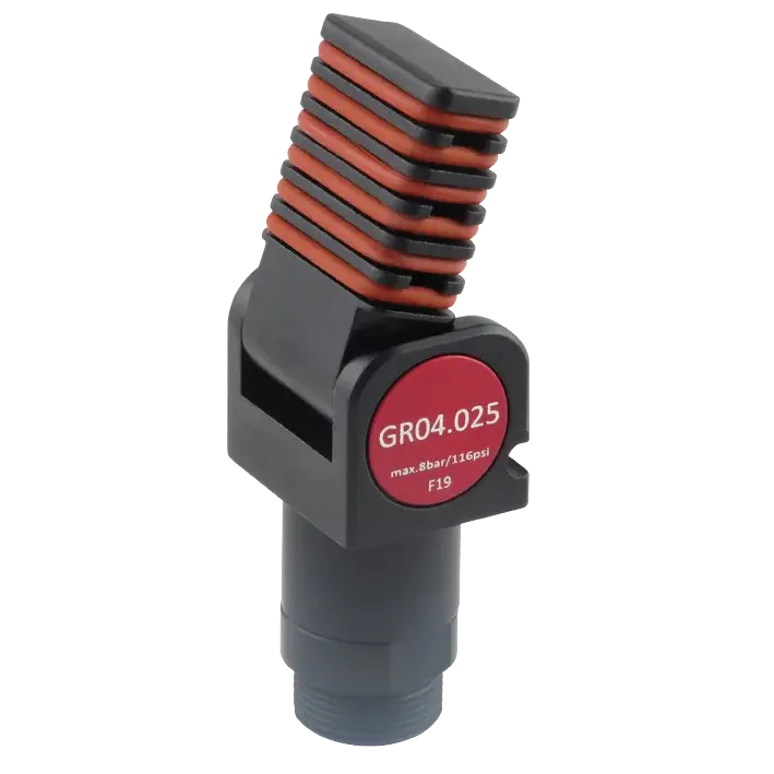 Produktfoto 1 von FIPA GR04.025SI, Winkelspanngreifer Ø 20 mm mit Silikon O-Ring