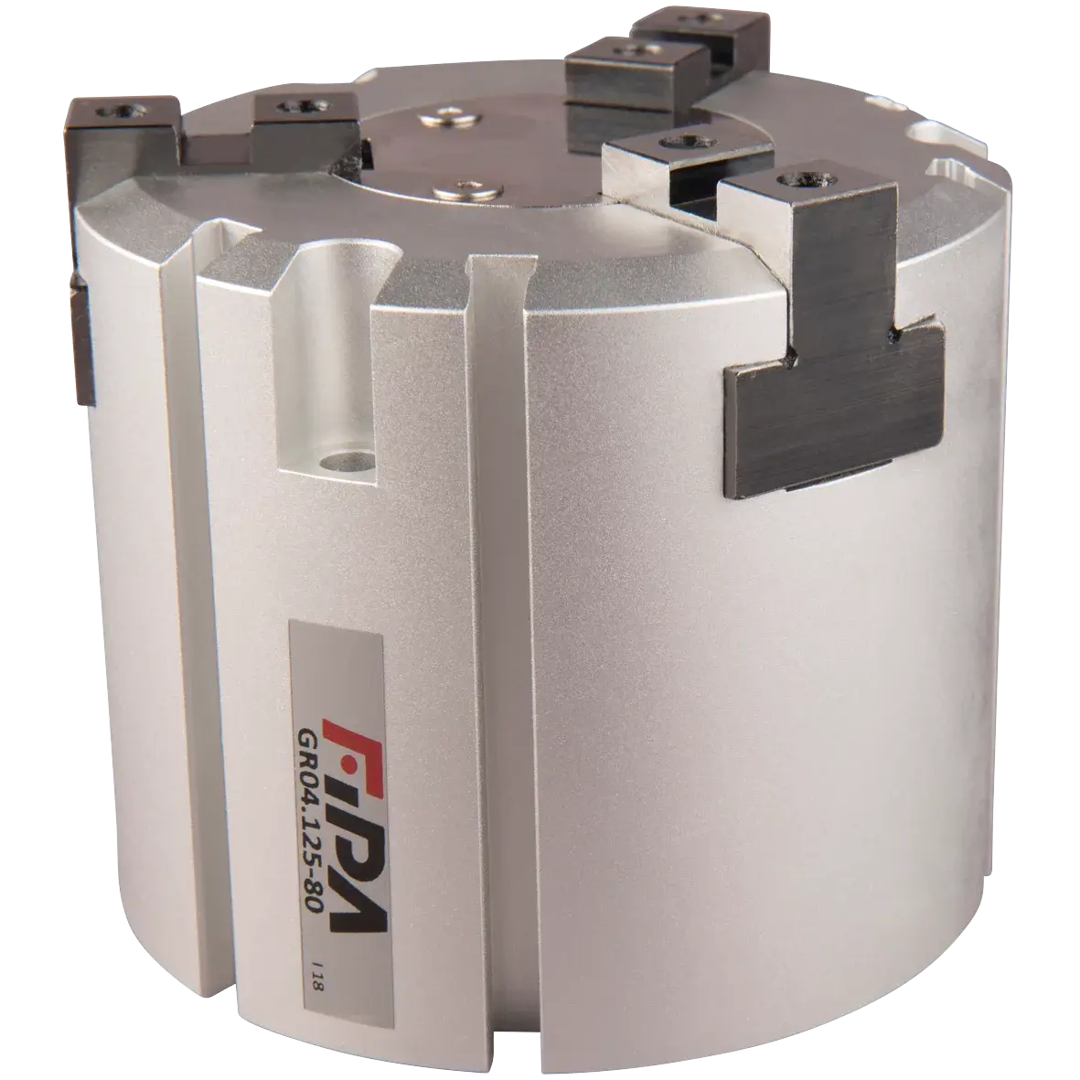 Produktfoto 1 von FIPA GR04.125-80, 3-Finger Parallelgreifer Schließkraft bei 6 bar 650 N