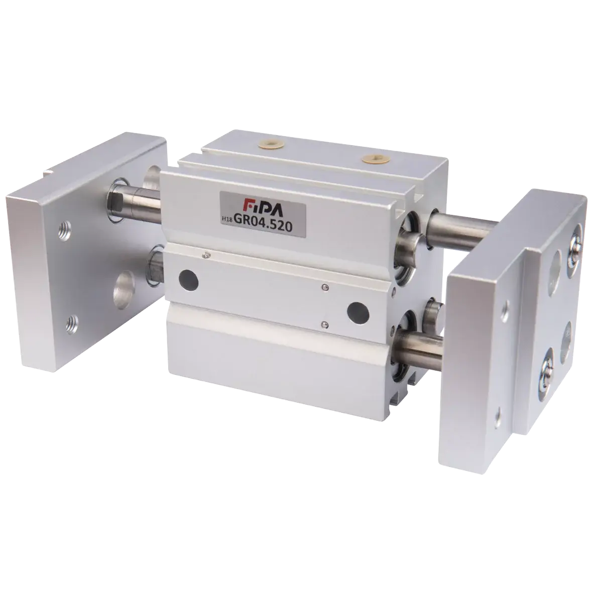 Produktfoto 1 von FIPA GR04.520, Parallelgreifer Schließkraft bei 6 bar 100 N, Gesamthub 40 mm