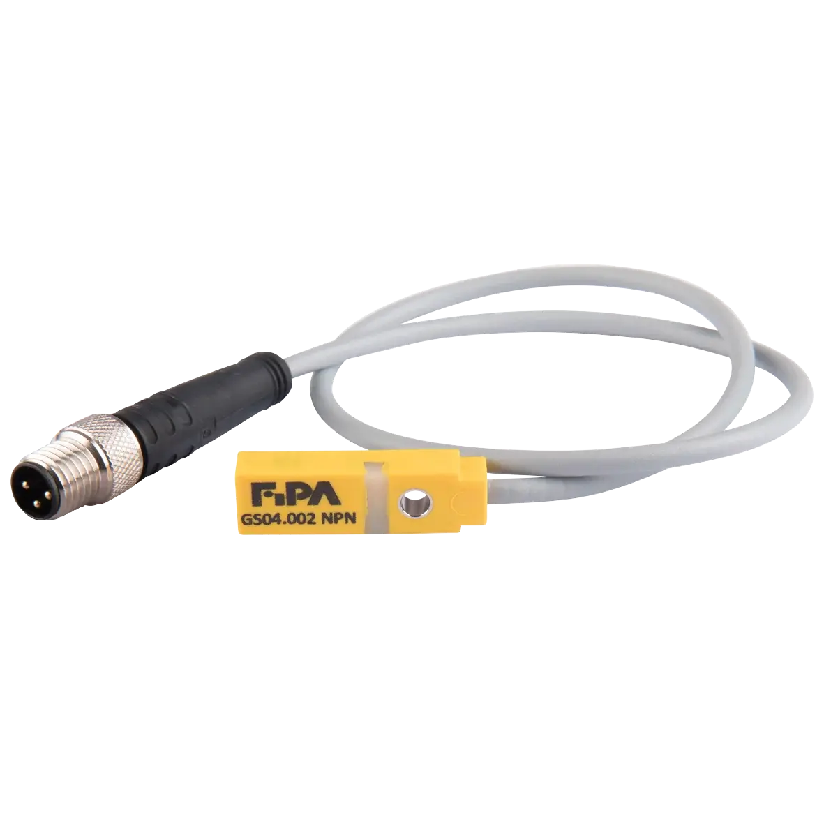 Produktfoto 1 von FIPA GS04.002, Induktivsensor NPN, NO, T-Nut M8-Stecker, 3-Pol, 0,3 m