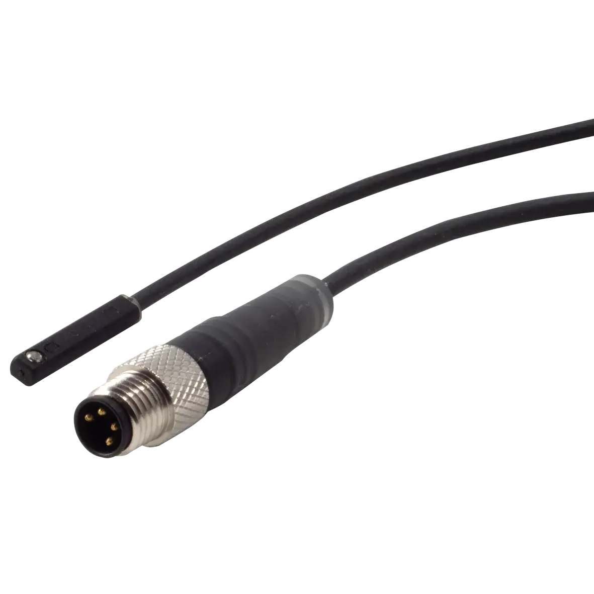 Produktfoto 1 von FIPA GS04.005, Magnetfeldsensor 2xPNP teach-In, NO, C-Nut M8-Stecker, 4-Pol