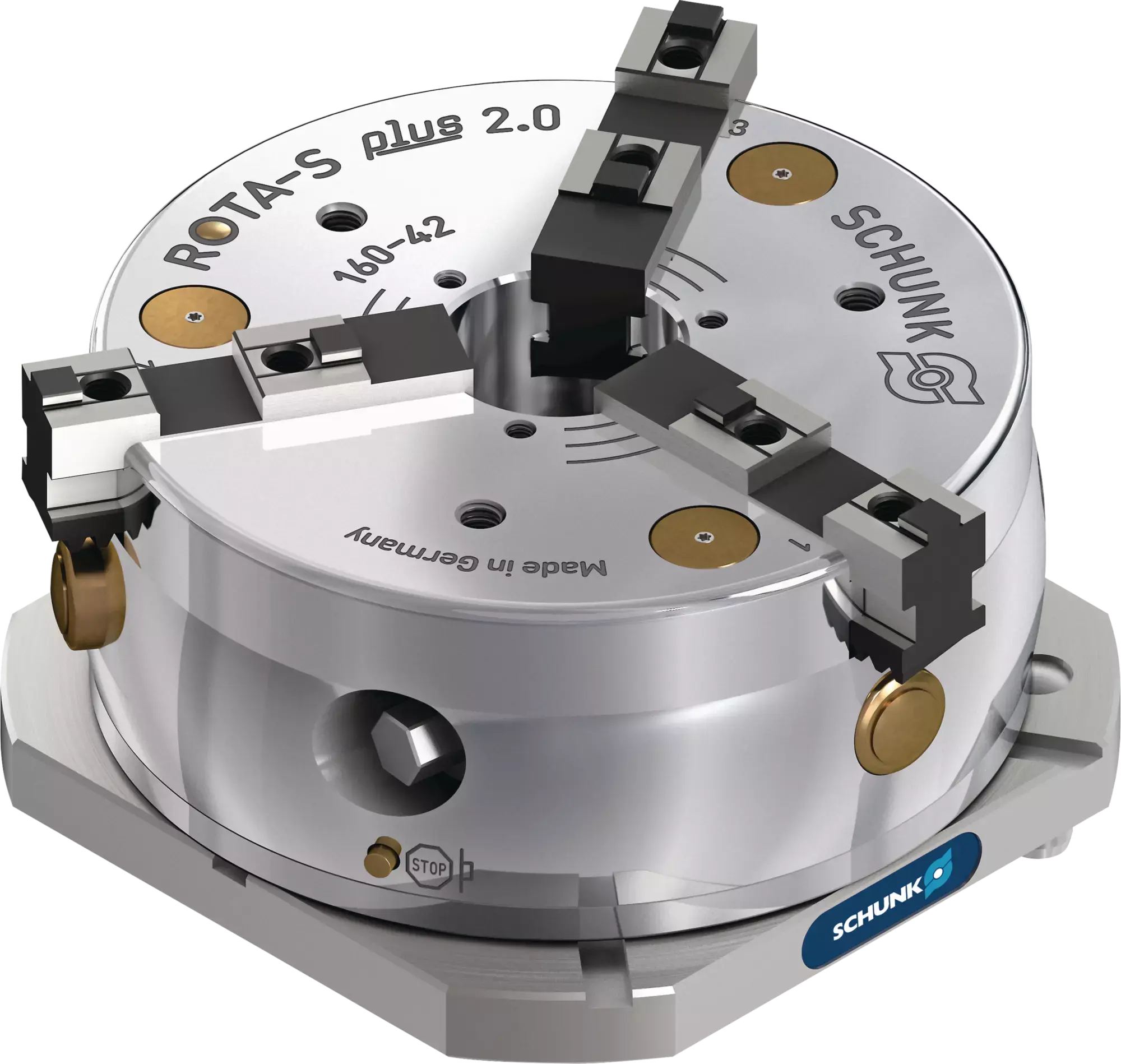 Produktfoto 1 von SCHUNK PAL ROTA-S plus 2.0 160-1, Spannpaletten mit Spannmittel