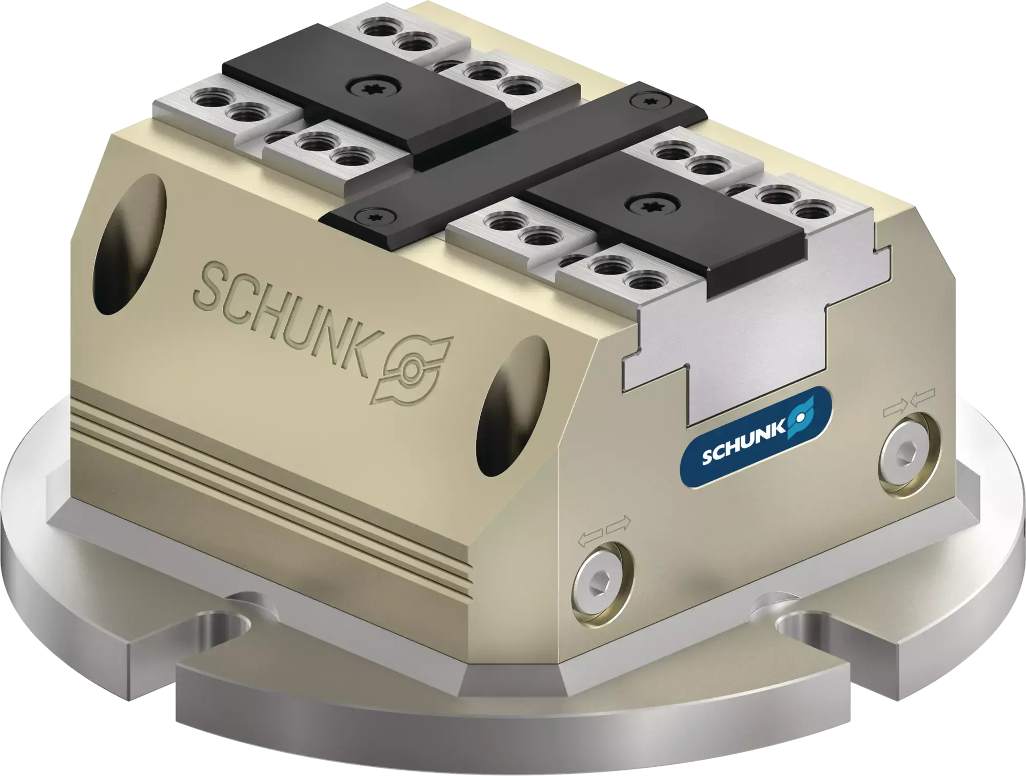 Produktfoto 1 von SCHUNK PGS3 140, Pneumatische 2-Backen-Kraftspannblöcke