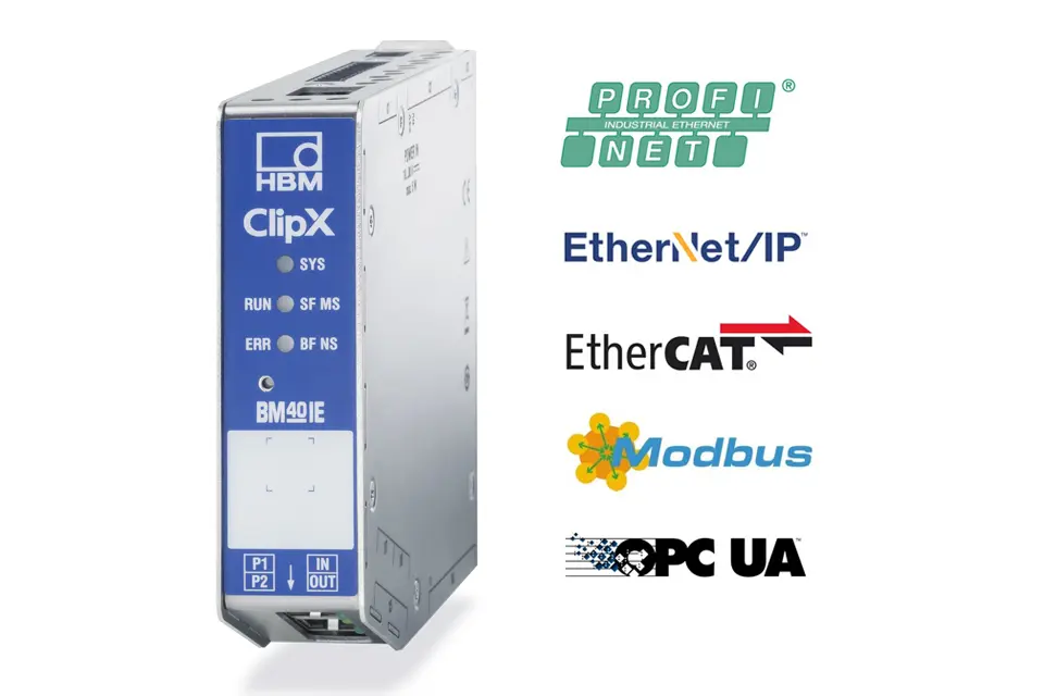 Produktfoto 1 von HBM Messtechnik 1-BM40IE, ClipX Messverstärker, Industr. Ethernet