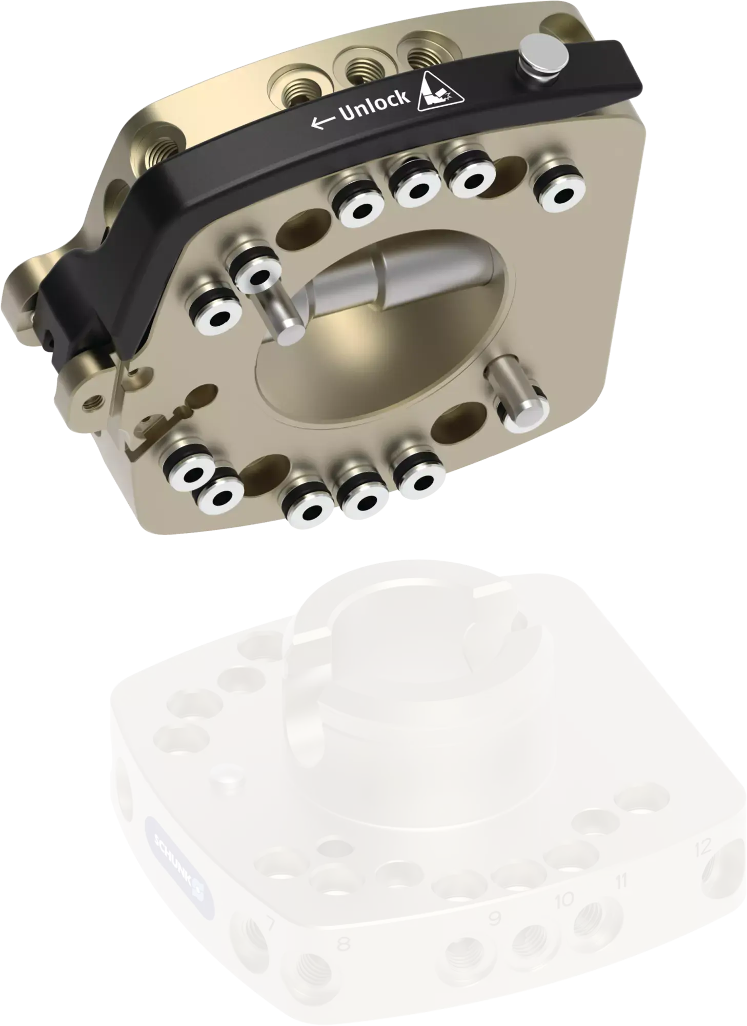 Produktfoto 1 von SCHUNK CMS 100-K, Manuelles Wechselsystem