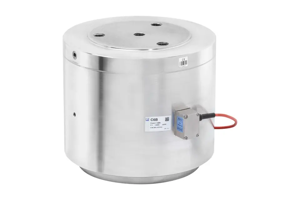 Produktfoto 1 von HBM Messtechnik 1-C6B/10MN, Kraftaufnehmer für Druckkräfte C6B/10MN