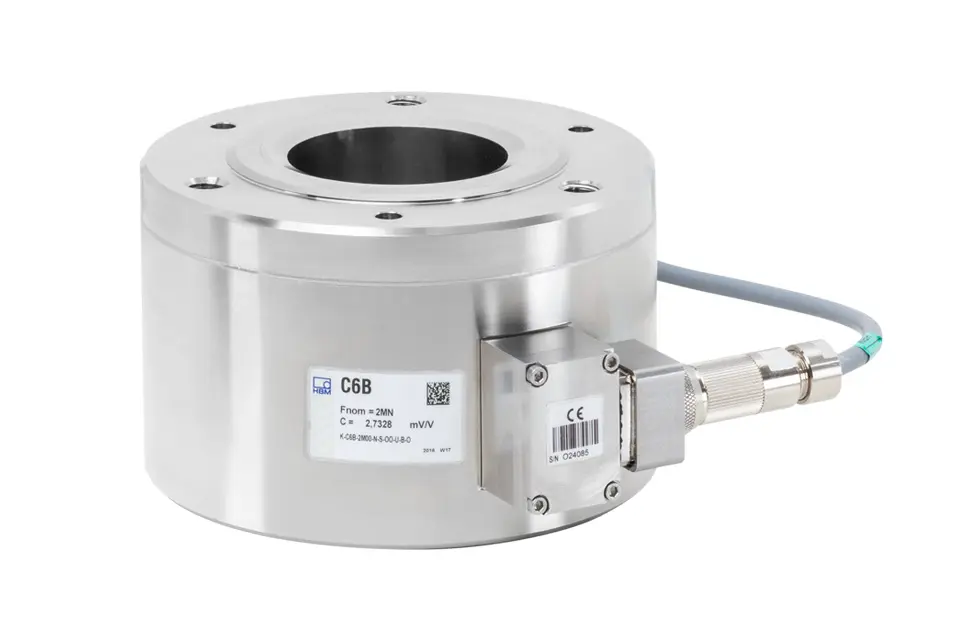 Produktfoto 1 von HBM Messtechnik 1-C6B/2MN, Kraftaufnehmer für Druckkräfte C6B/2MN