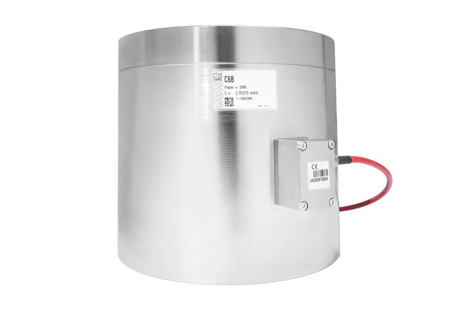 Produktfoto 1 von HBM Messtechnik 1-C6B/5MN, Kraftaufnehmer für Druckkräfte C6B/5MN