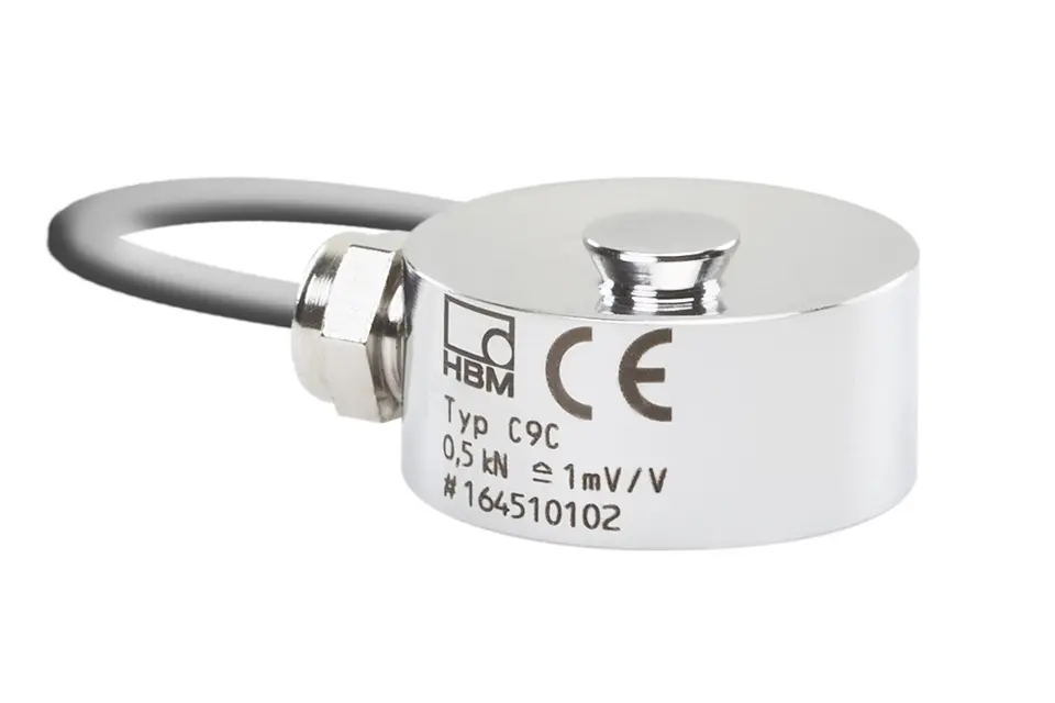 Produktfoto 1 von HBM Messtechnik 1-C9C/2KN, Miniatur-Druckkraftaufnehmer C9C/2kN