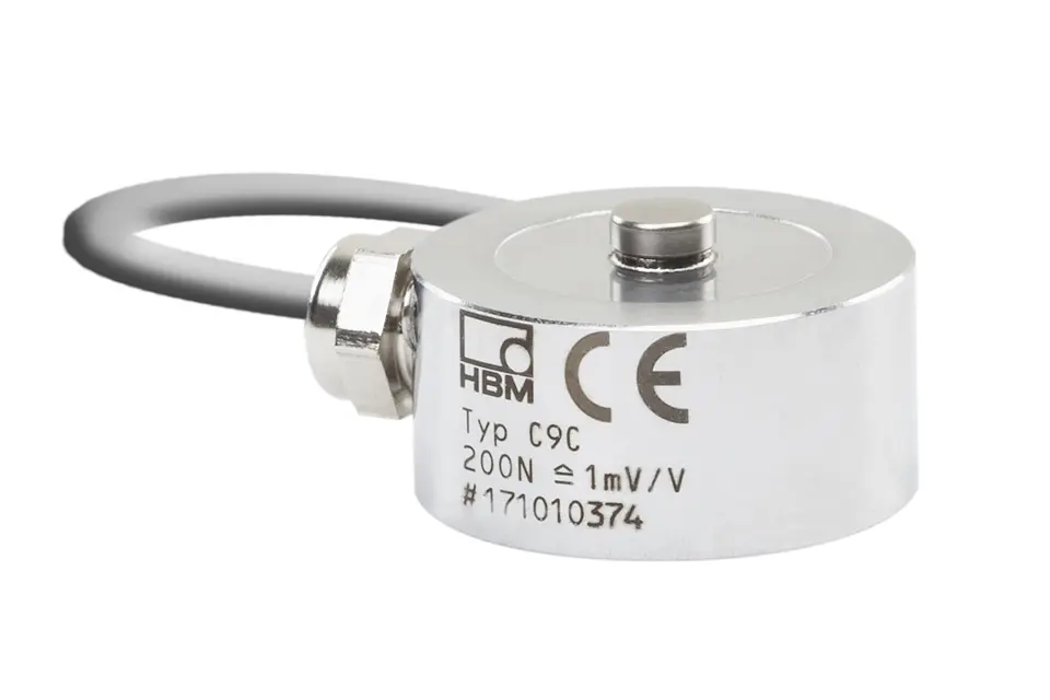 Produktfoto 1 von HBM Messtechnik 1-C9C/200N, Miniatur-Druckkraftaufnehmer C9C/200N