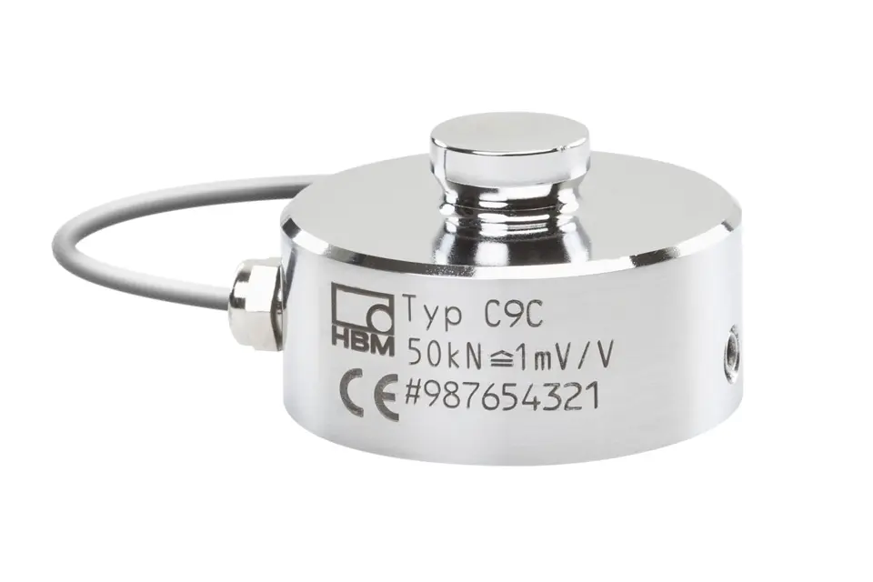 Produktfoto 1 von HBM Messtechnik 1-C9C/50KN, Miniatur-Druckkraftaufnehmer C9C/50kN