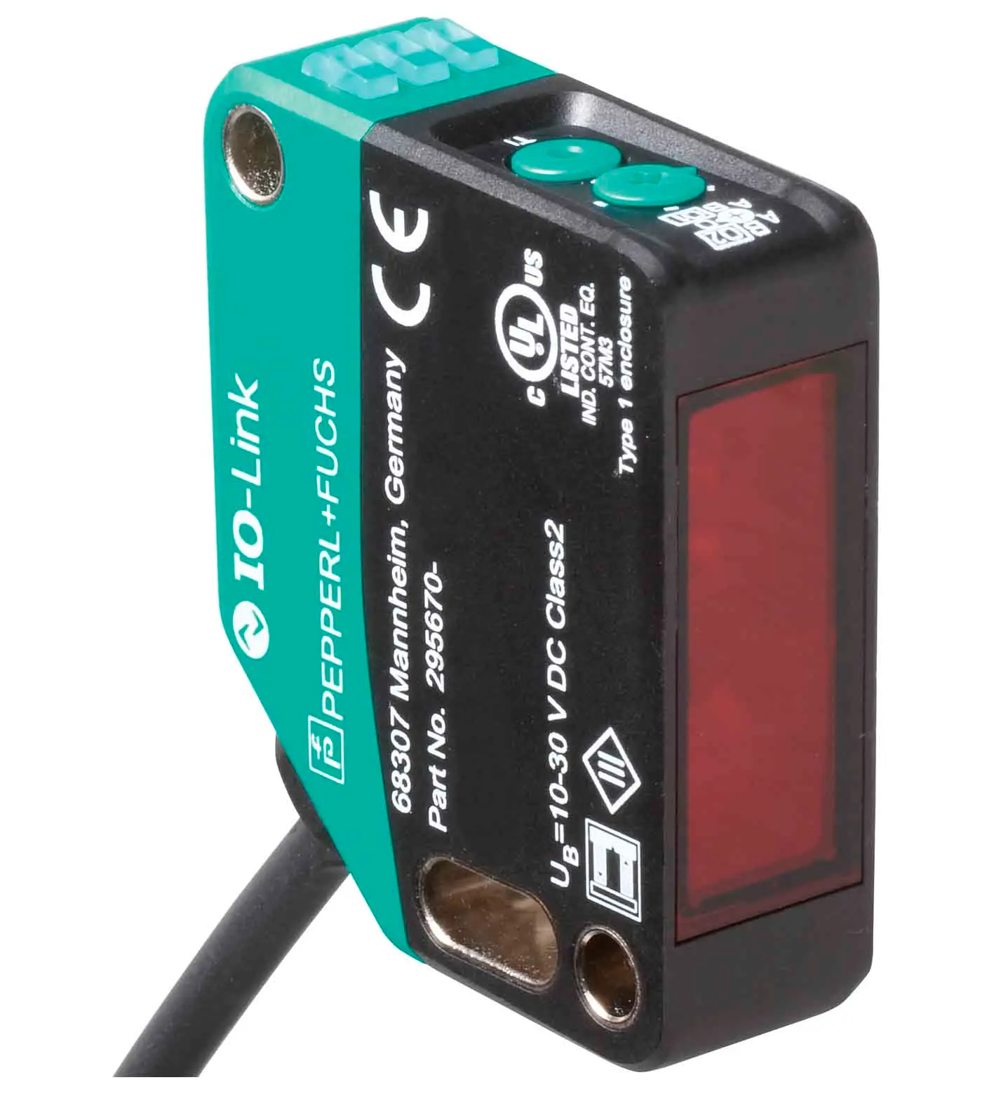 Produktfoto 1 von Pepperl+Fuchs OMD10M-R200-2EP-IO-0,3M-V1-L, Distanzsensor
