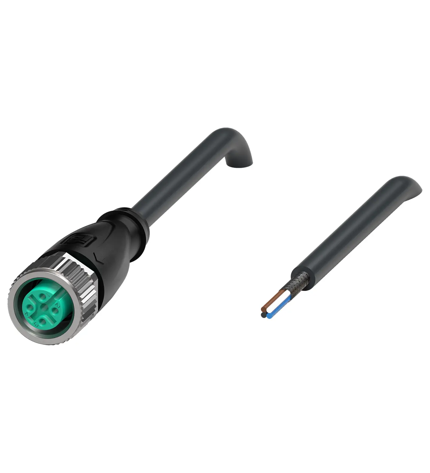 Produktfoto 1 von Pepperl+Fuchs V1-G-BK30M-PUR-U/ABG, Kabeldose, geschirmt