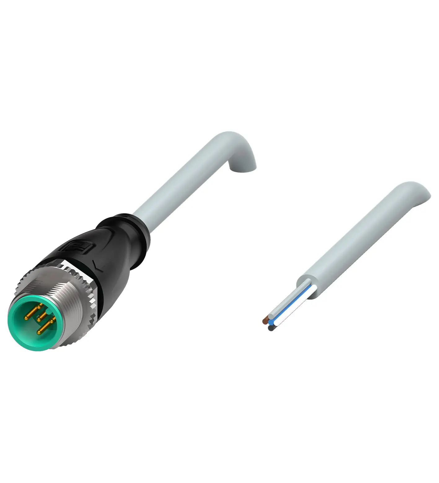 Produktfoto 1 von Pepperl+Fuchs V15S-G-25M-PUR, Kabelstecker