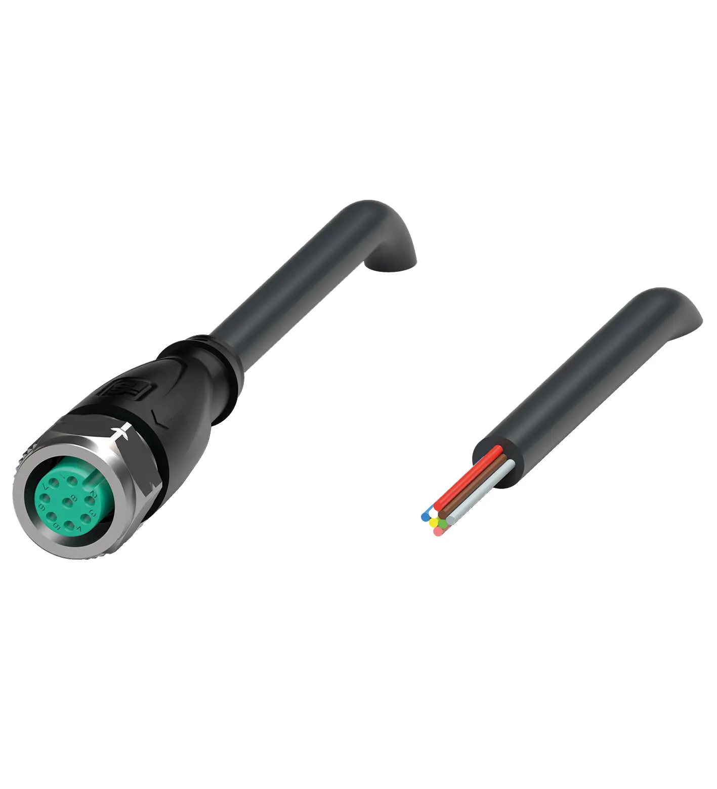 Produktfoto 1 von Pepperl+Fuchs V19-GV4A-BK50M-PVC-U, Kabeldose