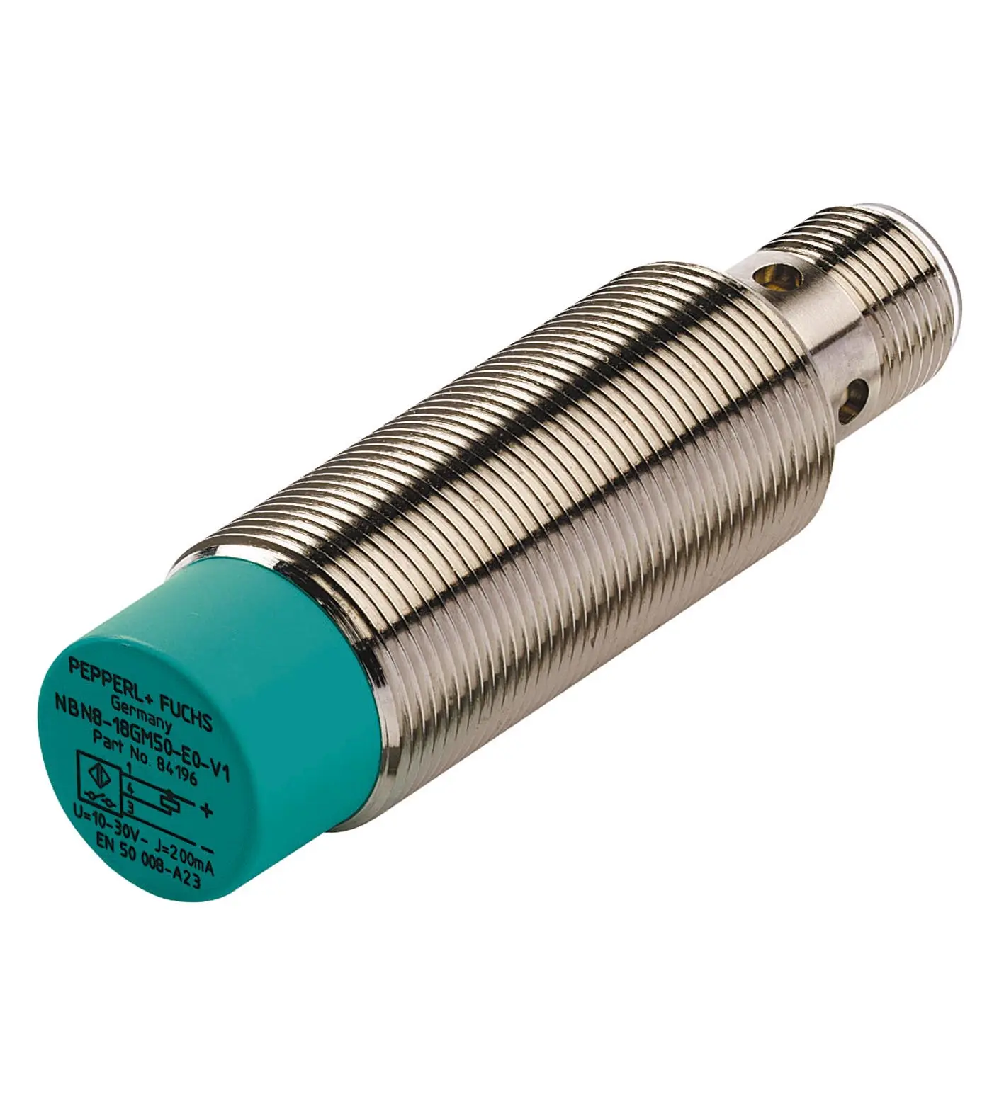 Produktfoto 1 von Pepperl+Fuchs NBN12-18GM50-E2-V1-M1, Induktiver Sensor, SKU: 293454-0064