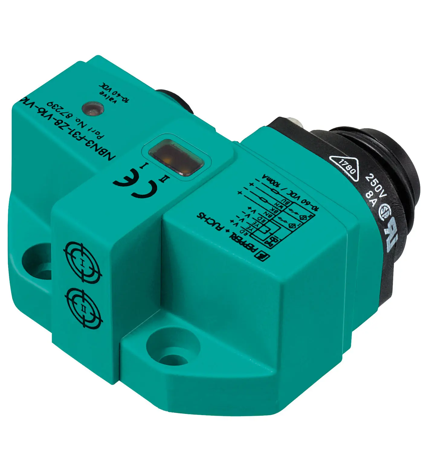 Produktfoto 1 von Pepperl+Fuchs NBN3-F31-E8-V16-V15, Induktiver Sensor