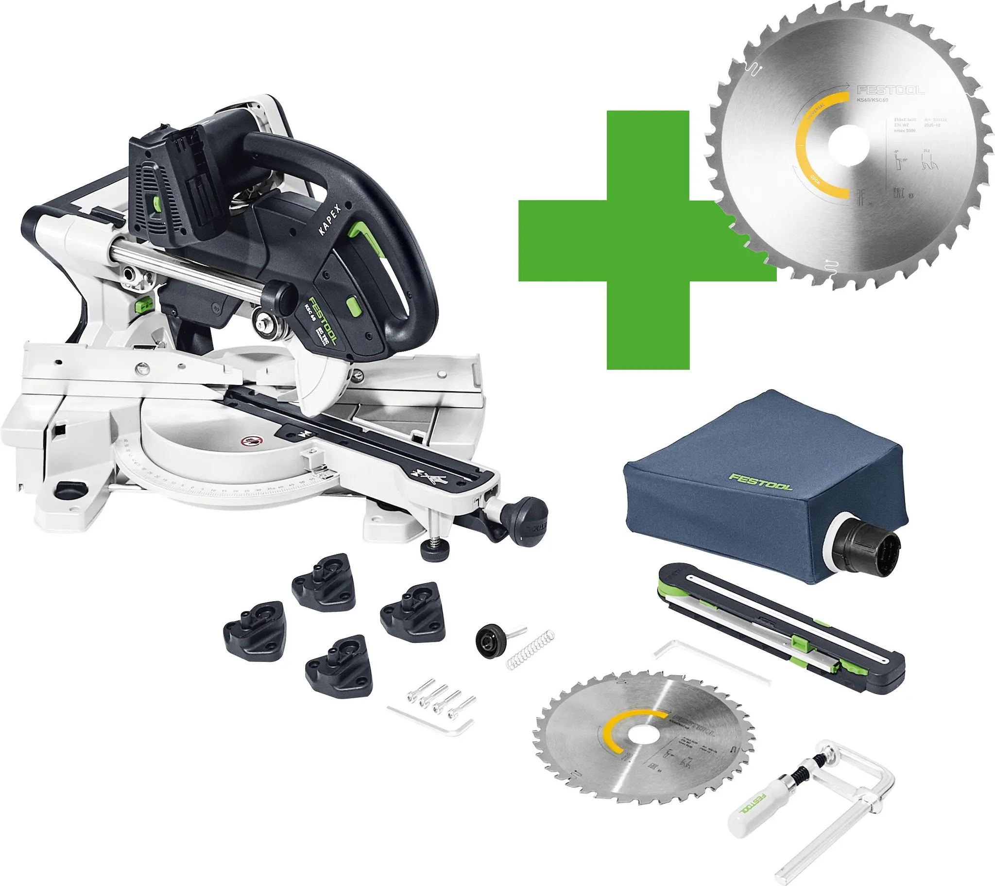 Produktfoto 1 von Festool 578179, Akku-Kapp-Zugsäge KAPEX KSC 60 EB-Basic Solo Master Edition