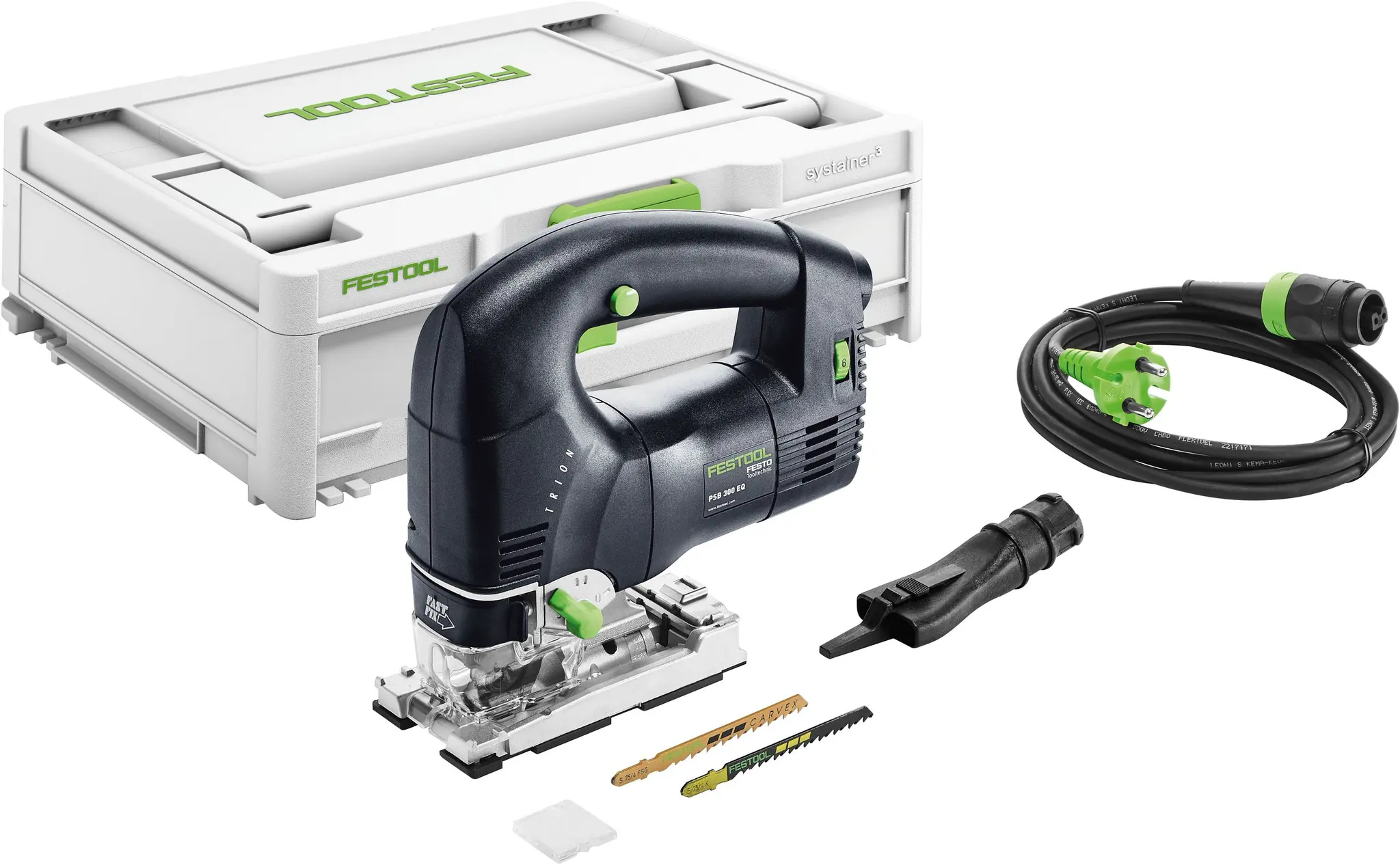 Produktfoto 1 von Festool 576047, Pendelstichsäge PSB 300 EQ-Plus TRION, powered by UPR