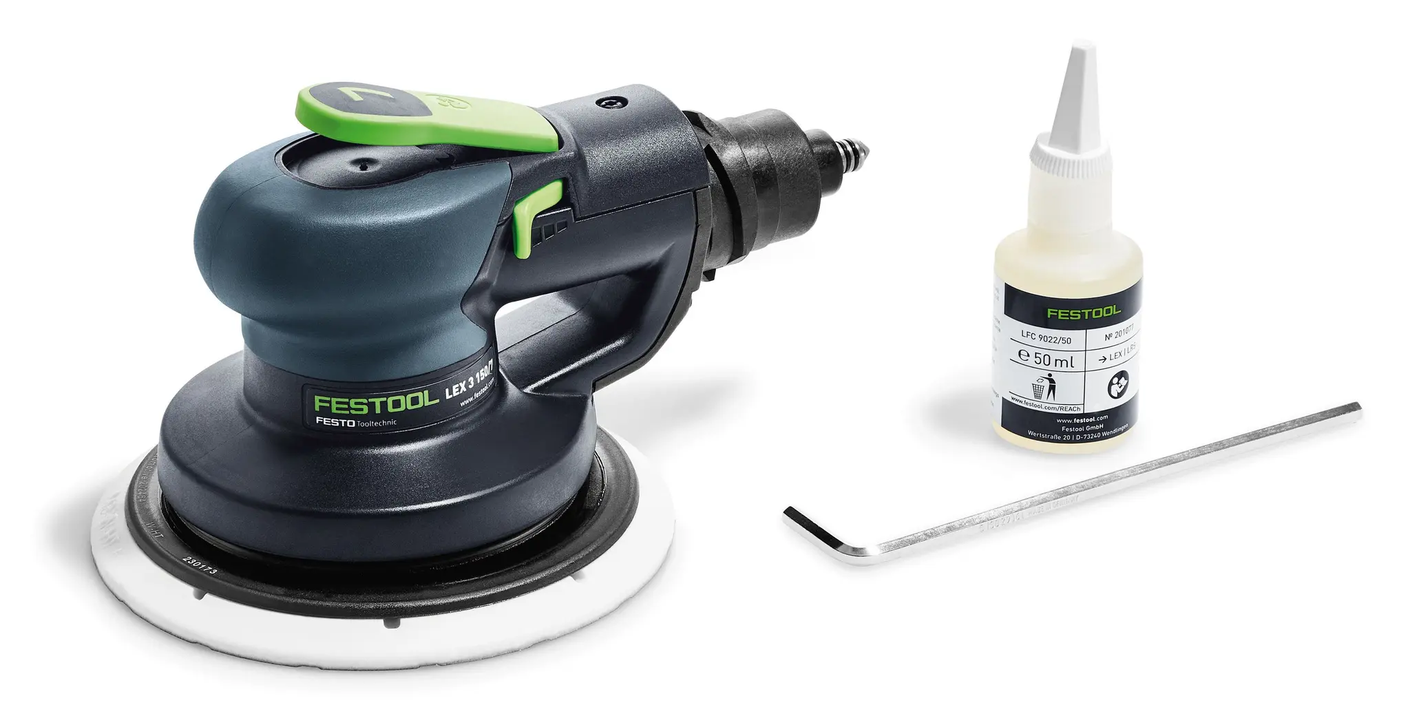Produktfoto 1 von Festool 575077, LEX 3 150/7Druckluft-Exzenterschleifer Ø 150 mm