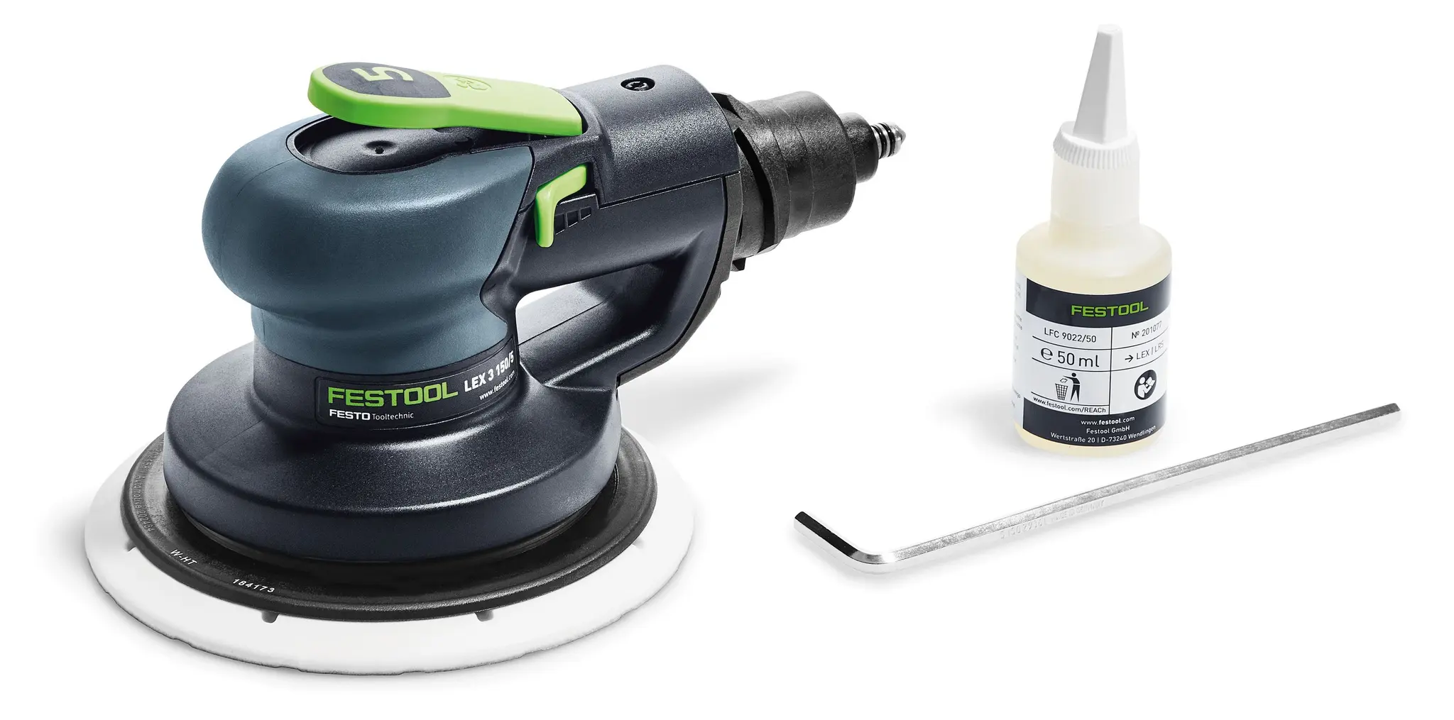 Produktfoto 1 von Festool 575081, Druckluft-Exzenterschleifer LEX 3 150/5
