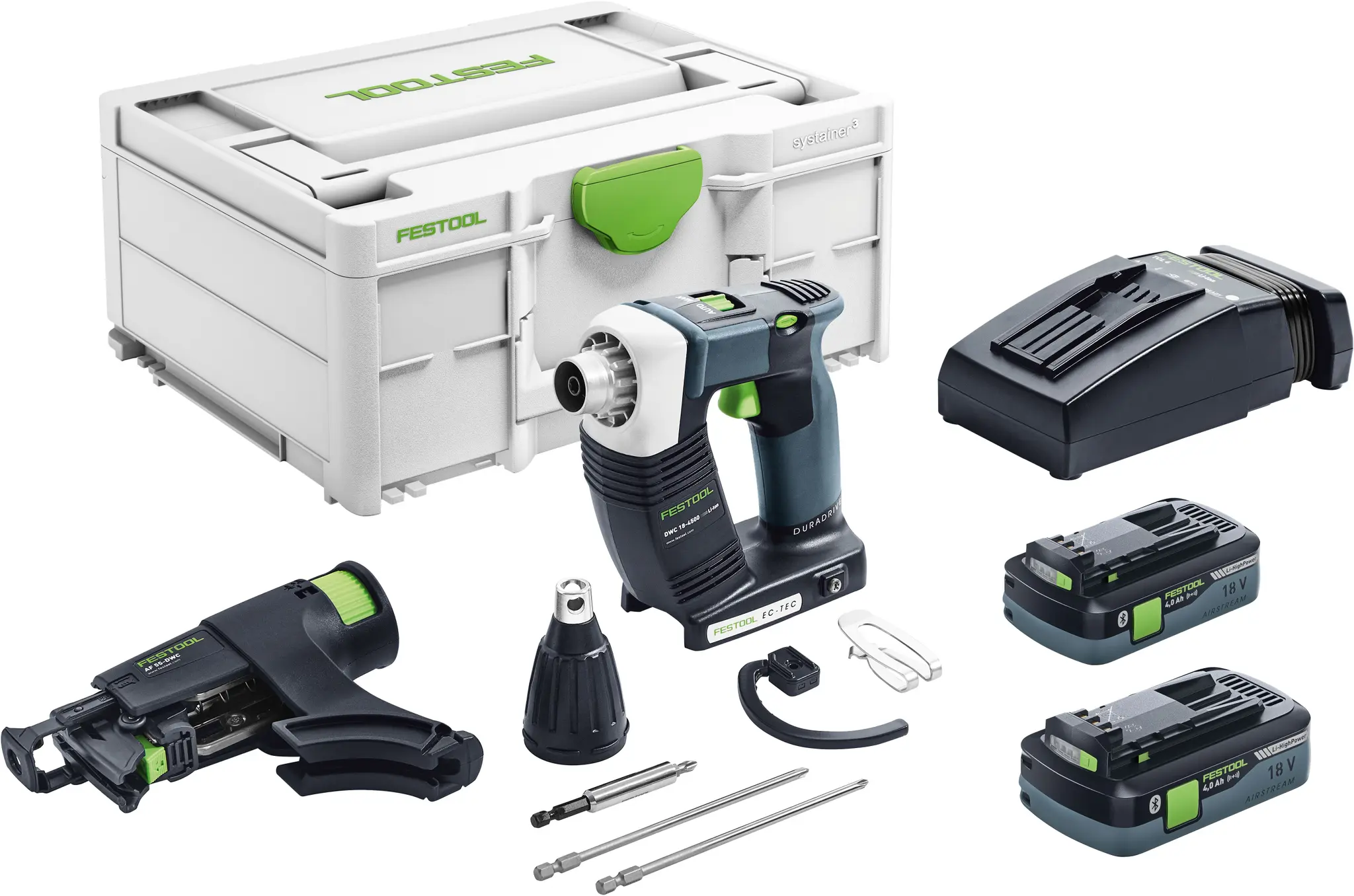 Produktfoto 1 von Festool 576502, Akku-Bauschrauber DWC 18-4500 HPC 40 I-Plus DURADRIVE