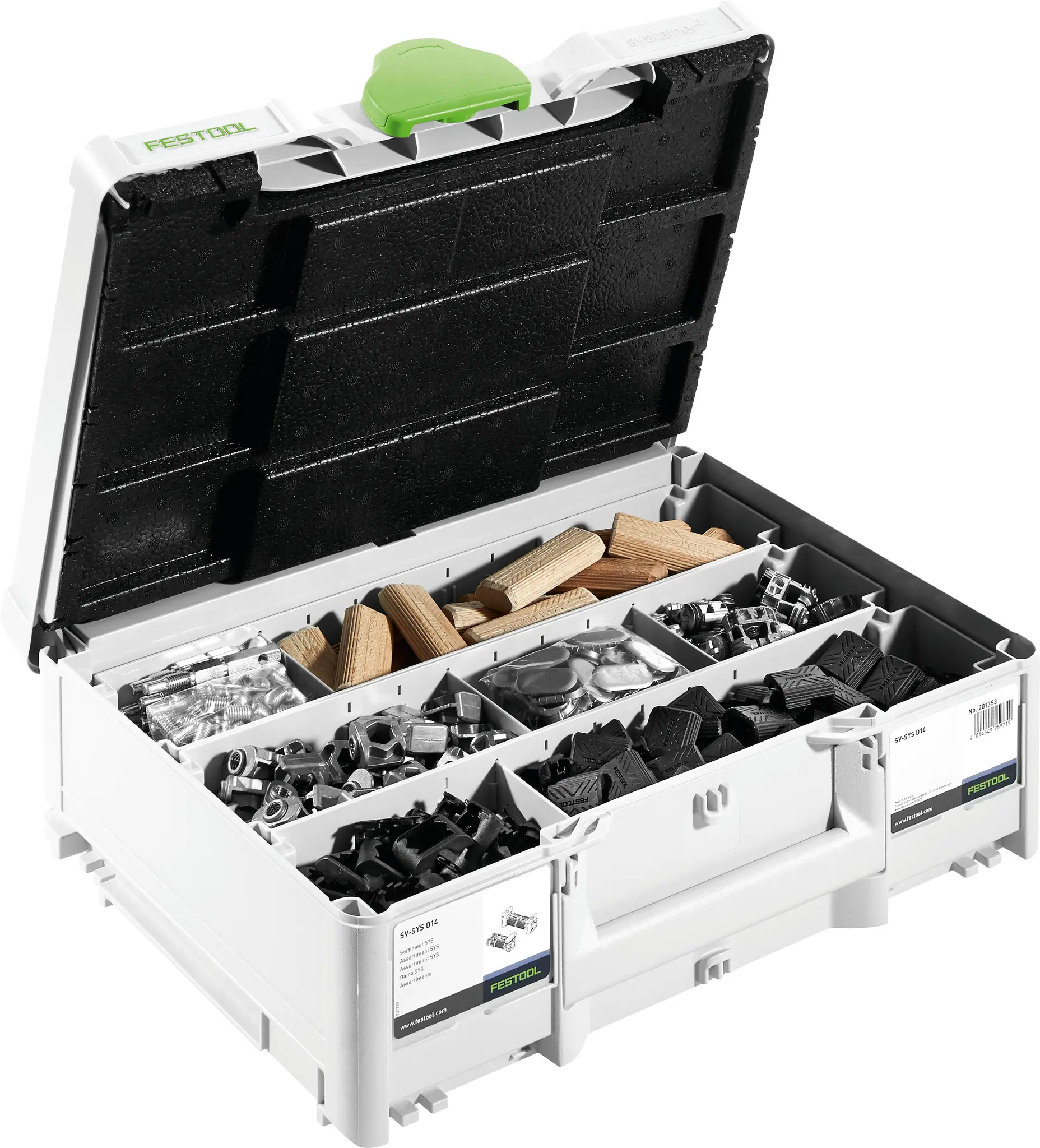 Produktfoto 1 von Festool 576795, DOMINO Verbinder Sortiment SV-SYS D14