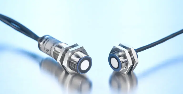 Microsonic dbk+4/3BEE/M18 E+S, Ultraschall-Doppelbogenkontrolle