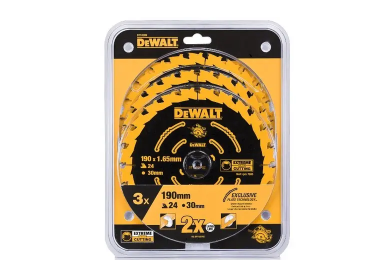 Produktfoto 1 von DeWalt DT10399-QZ, Kreissägeblatt Extreme 3Stck.