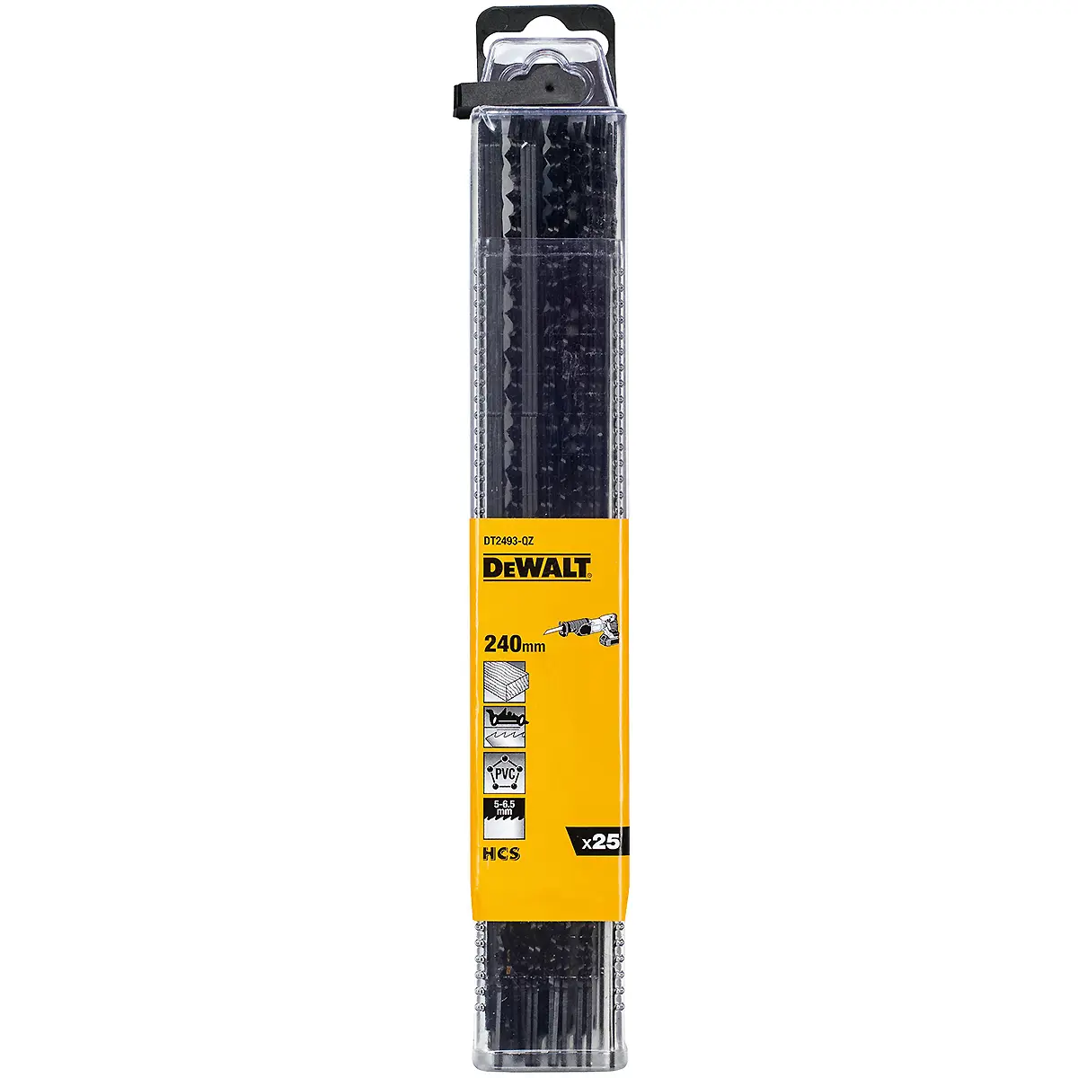 Produktfoto 1 von DeWalt DT2493-QZ, Bi-Metall HCS Säbelsägeblatt Set für Holz