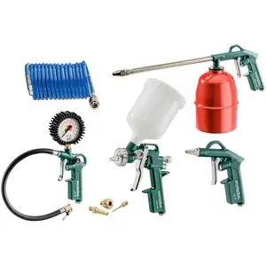 Produktfoto 1 von Metabo 601586000, Druckluftset LPZ 7 Set, 7-teilig, max. Druck 6 bar