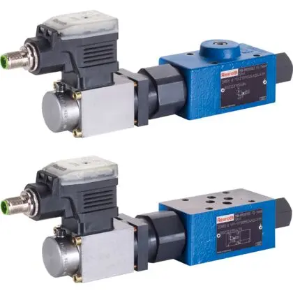 Produktfoto 1 von BOSCH REXROTH DRE6-1X/210MG24K4M, Druckreduzierventil, Nenngröße 6, Elektrisch mit externer Elektronik, R900928873