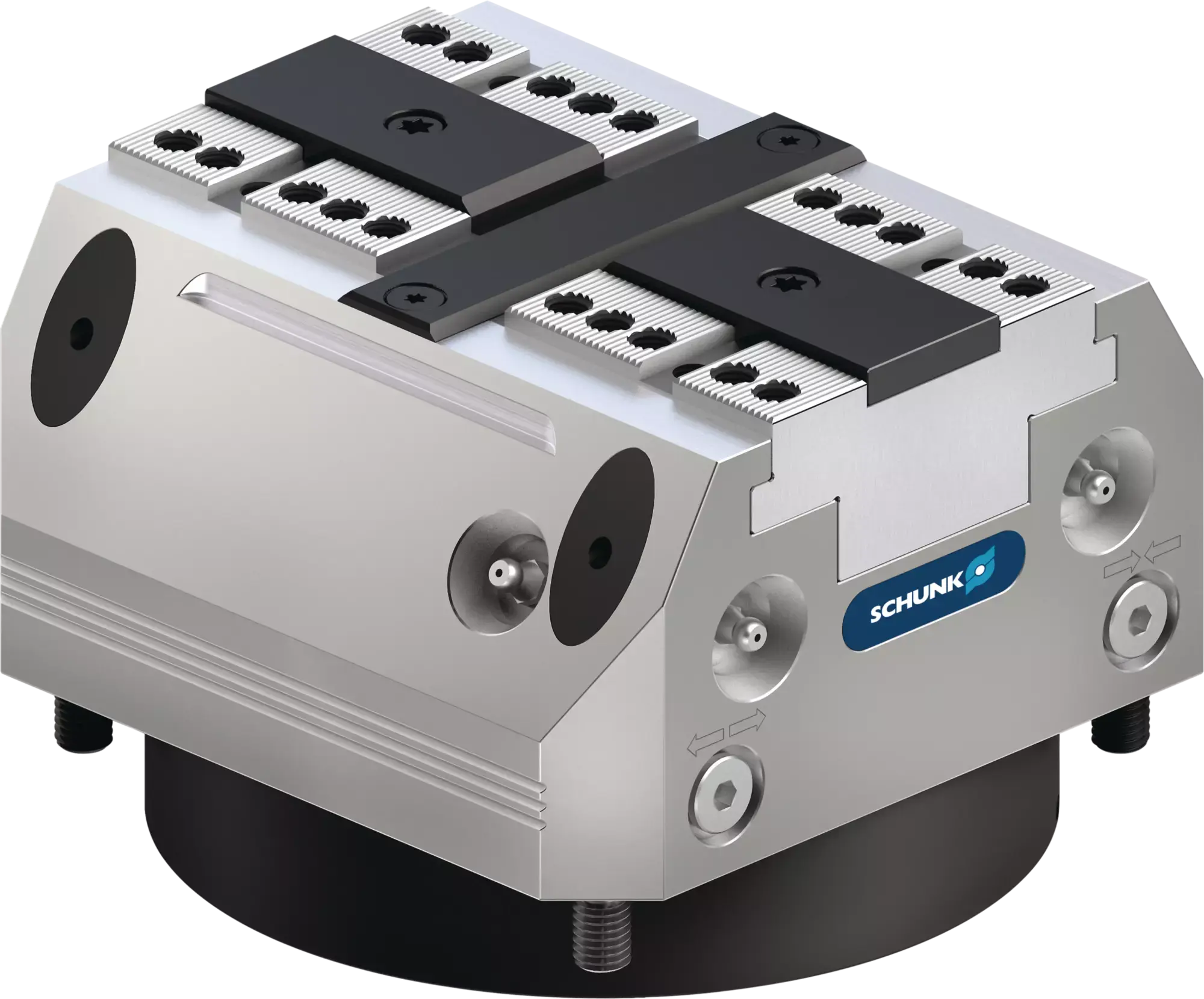 Produktfoto 1 von SCHUNK KSF3-F 160-Z, Federgespannte 2-Backen-Kraftspannblöcke