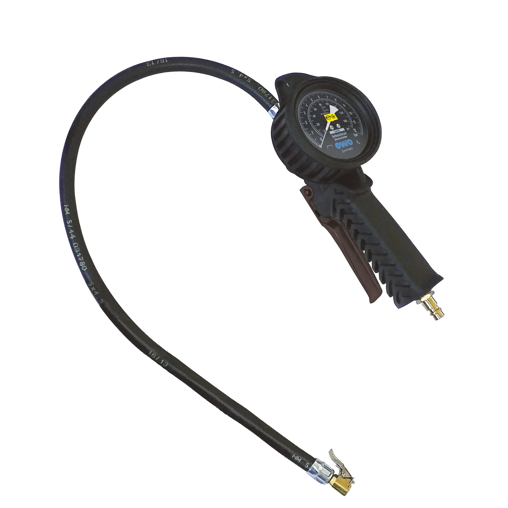 Produktfoto 1 von EWO 245.461, Handreifenfüllmesser airstar, Momentstecker, Druckbereich 0–12 bar
