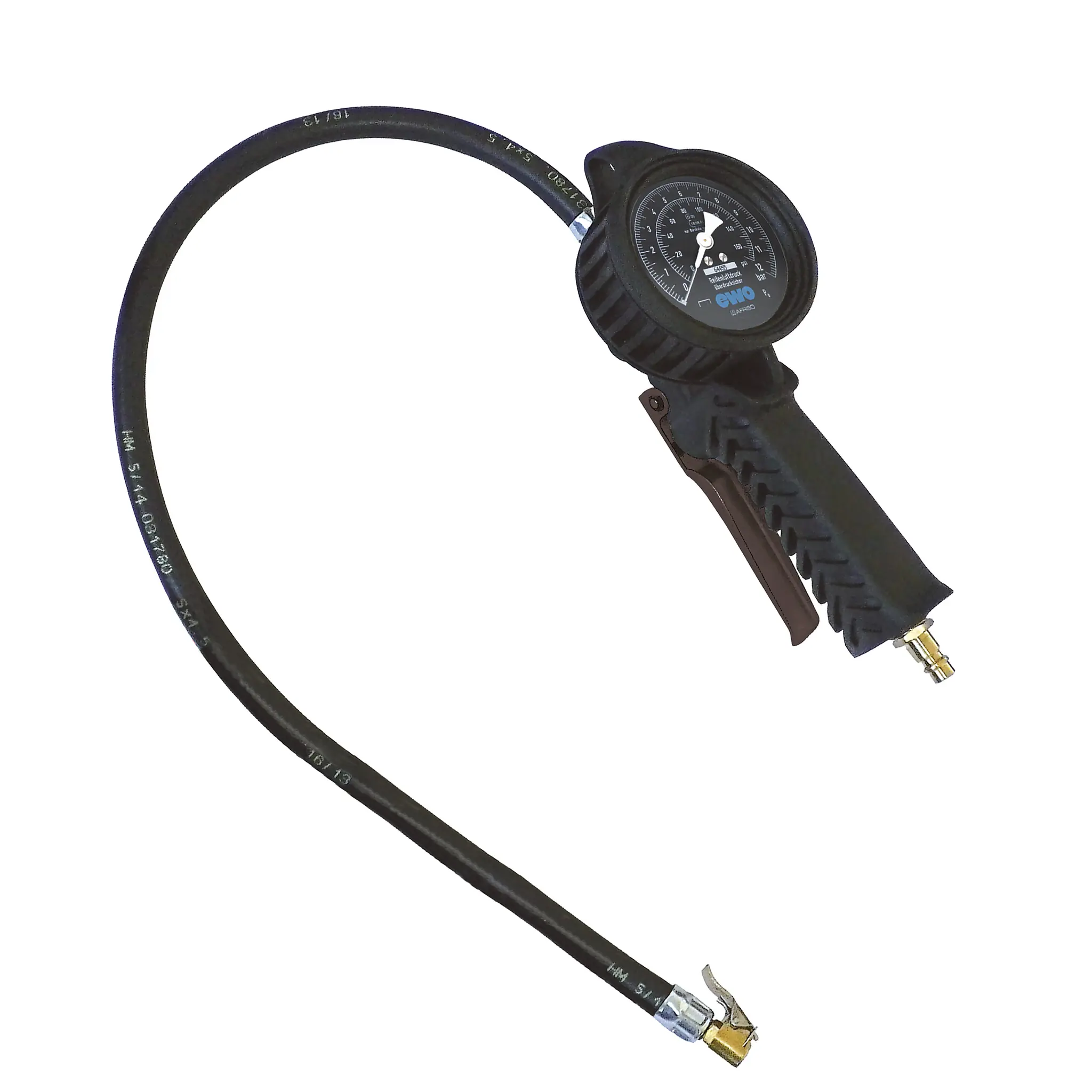 Produktfoto 1 von EWO 245.471, Handreifenfüllmesser airstar, Momentstecker, Druckbereich 0–12 bar