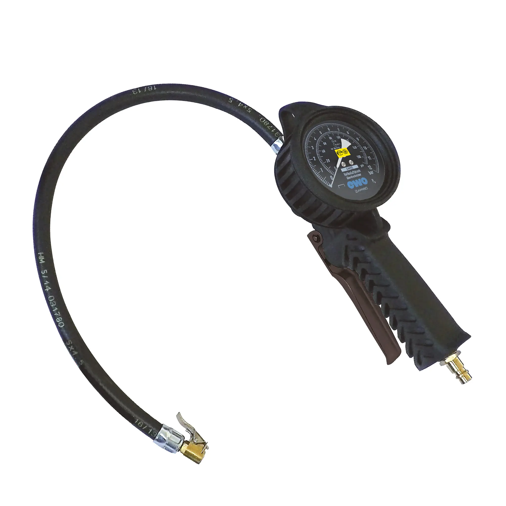 Produktfoto 1 von EWO 245.371, Handreifenfüllmesser airstar, Momentstecker, Druckbereich 0–12 bar