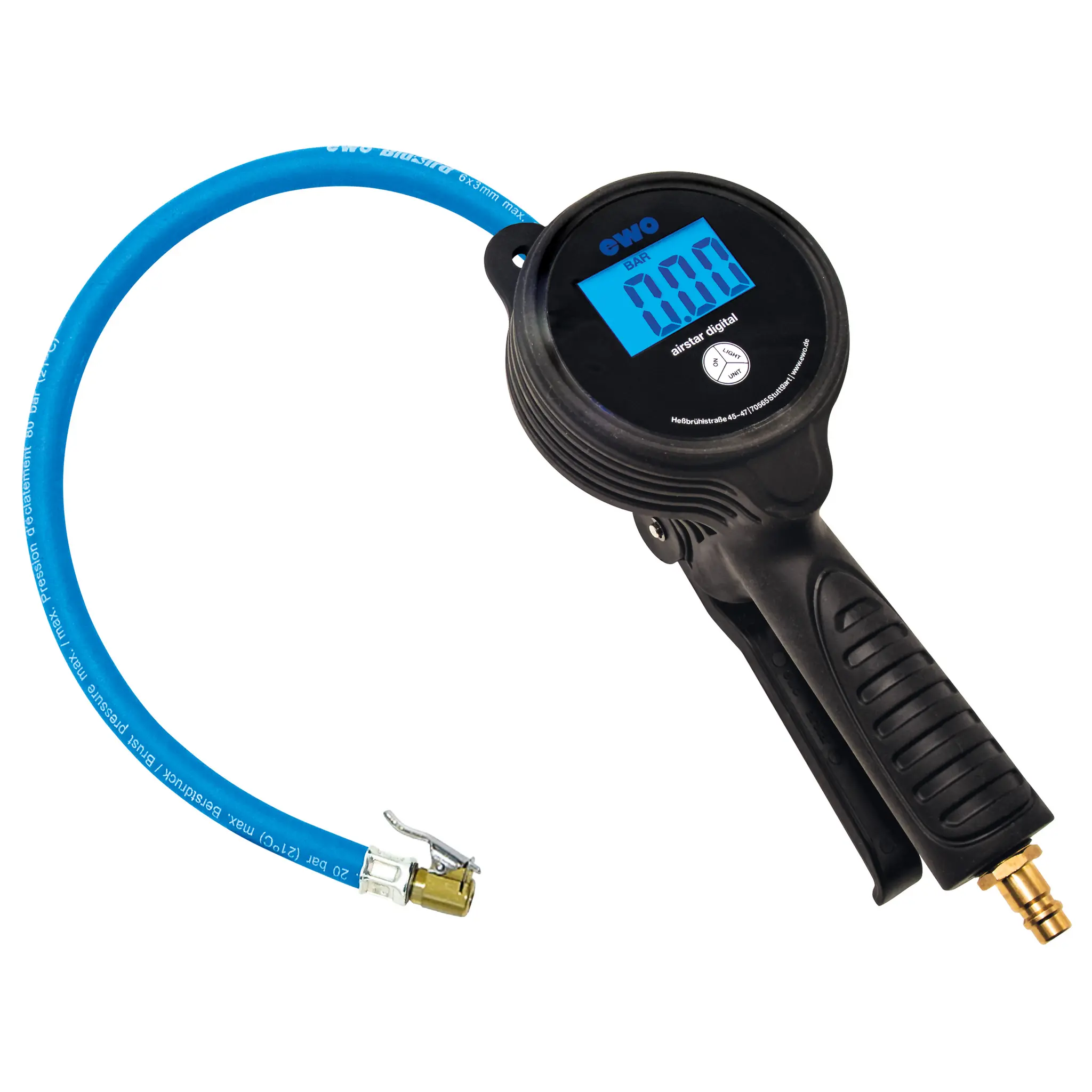 Produktfoto 1 von EWO 246.121, Reifenfüller airstar digital, Momentstecker