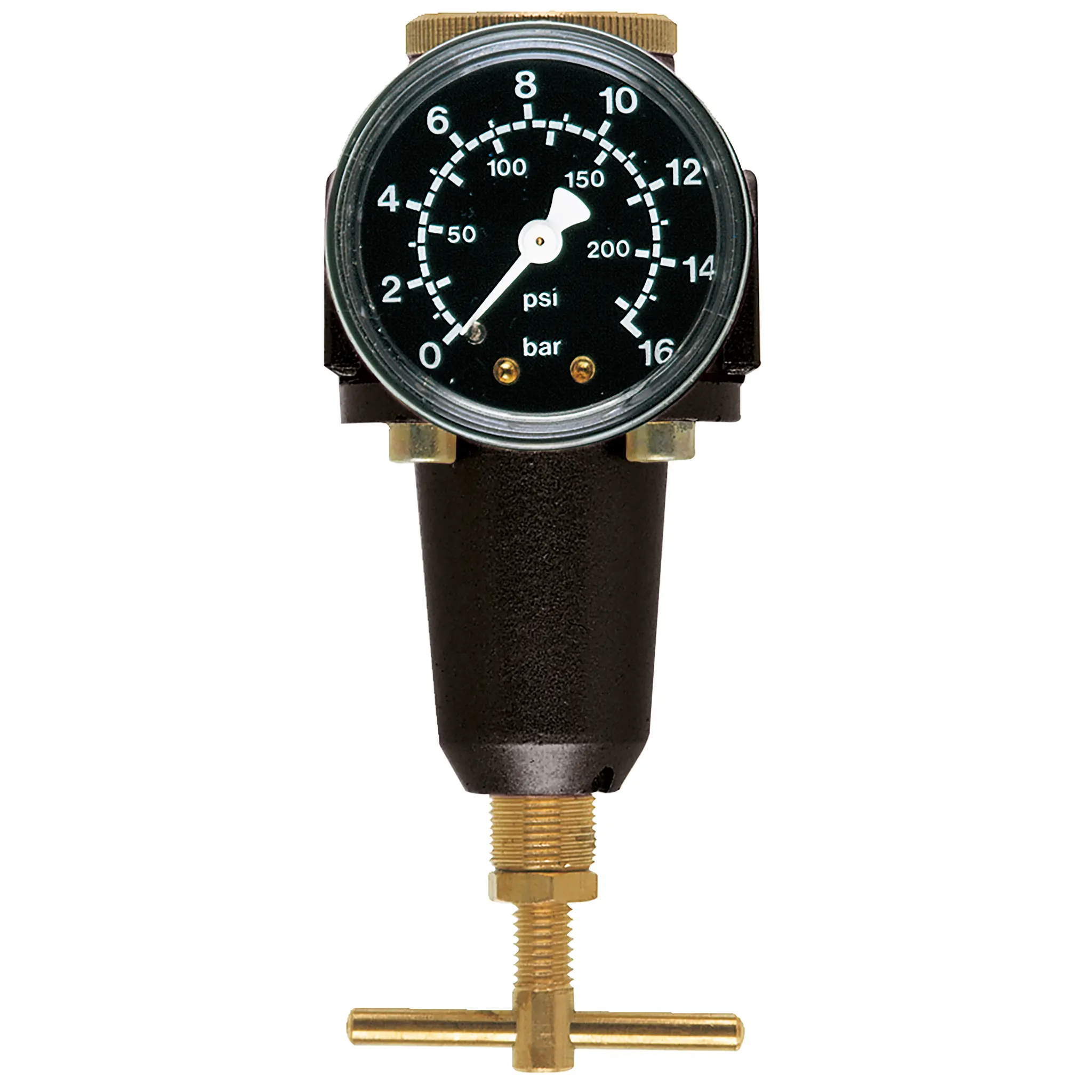 Produktfoto 1 von EWO 280.333, Druckregler standard, BG 35, G 3/8, 0,5-10 bar, Knebel, Manometer