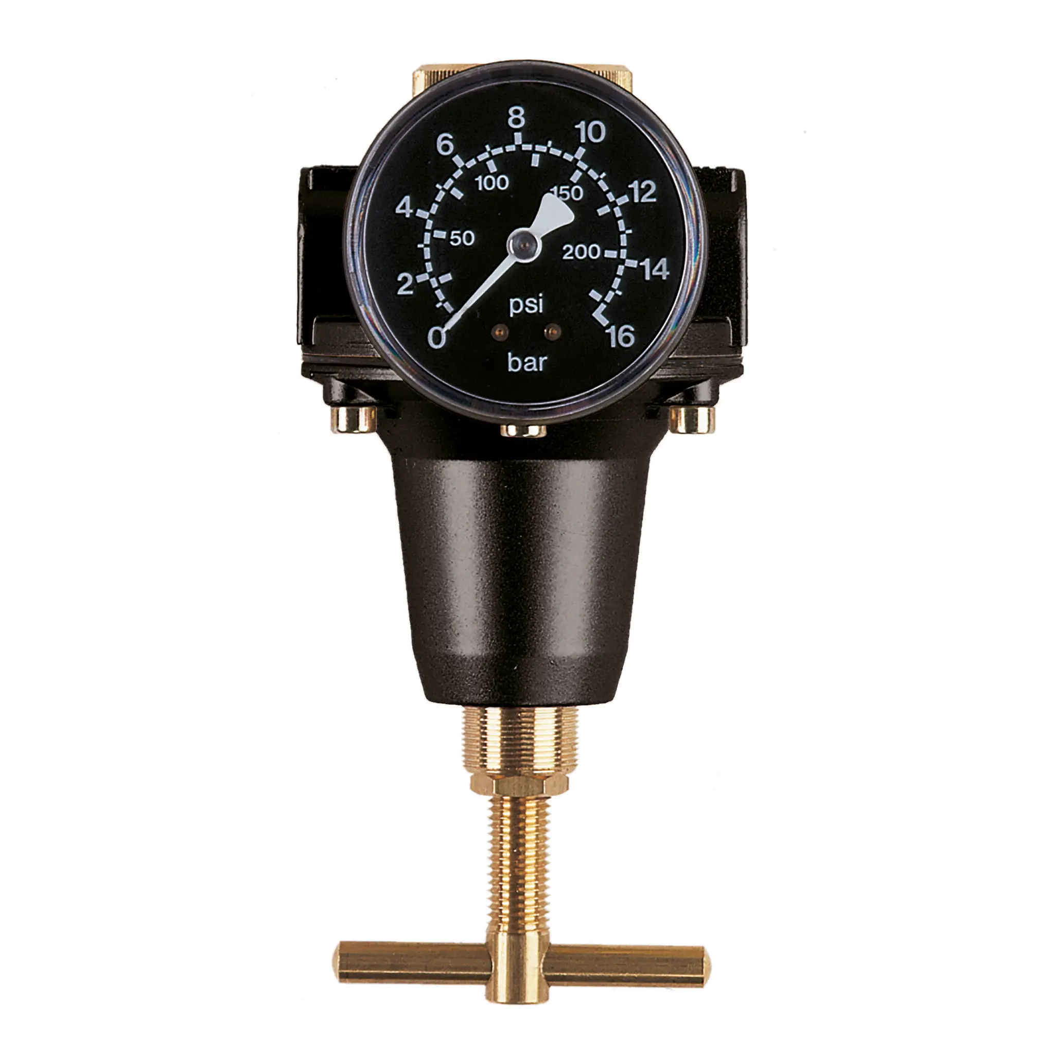 Produktfoto 1 von EWO 280.363, Druckregler standard, BG 40, G 1/2, 0,5-10 bar, Knebel, Manometer