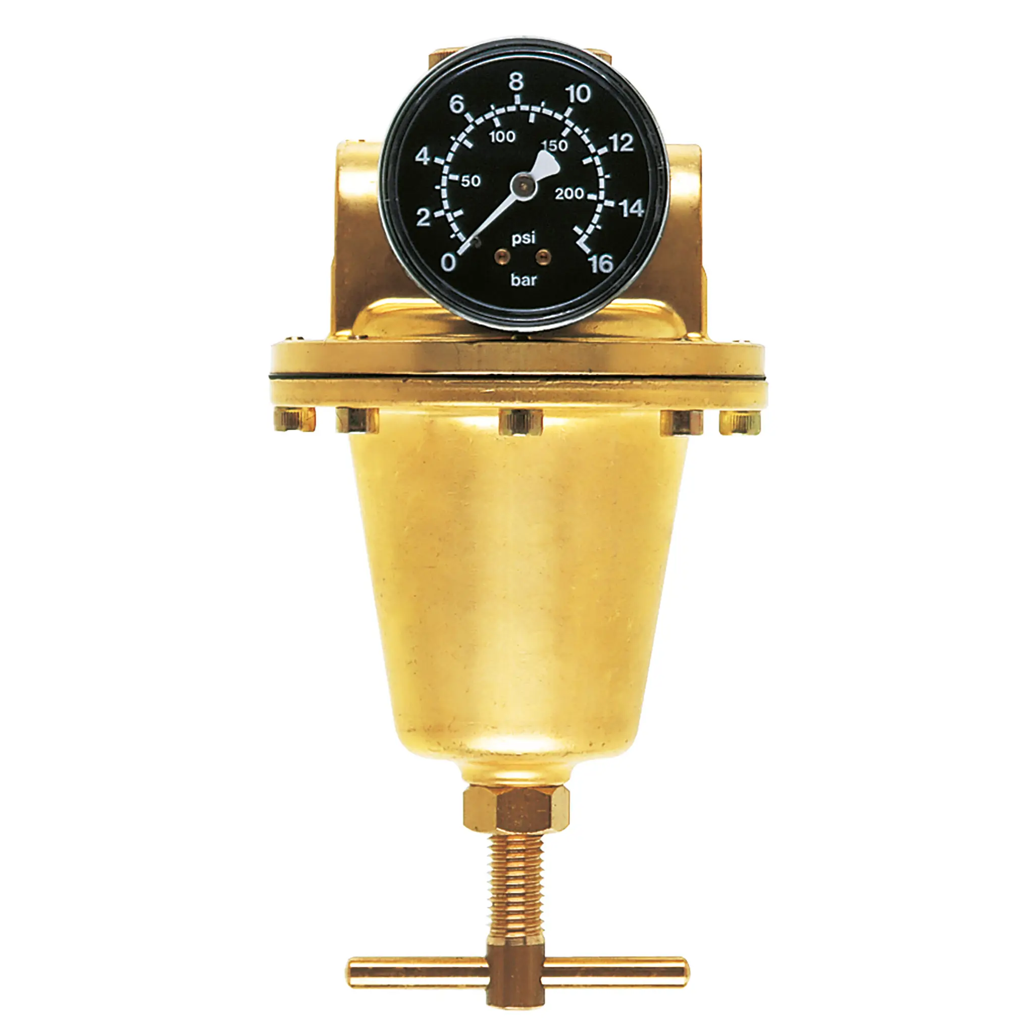 Produktfoto 1 von EWO 280.383, Druckregler standard, BG 60, G¾, 0,5–10 bar, Knebel, Manometer