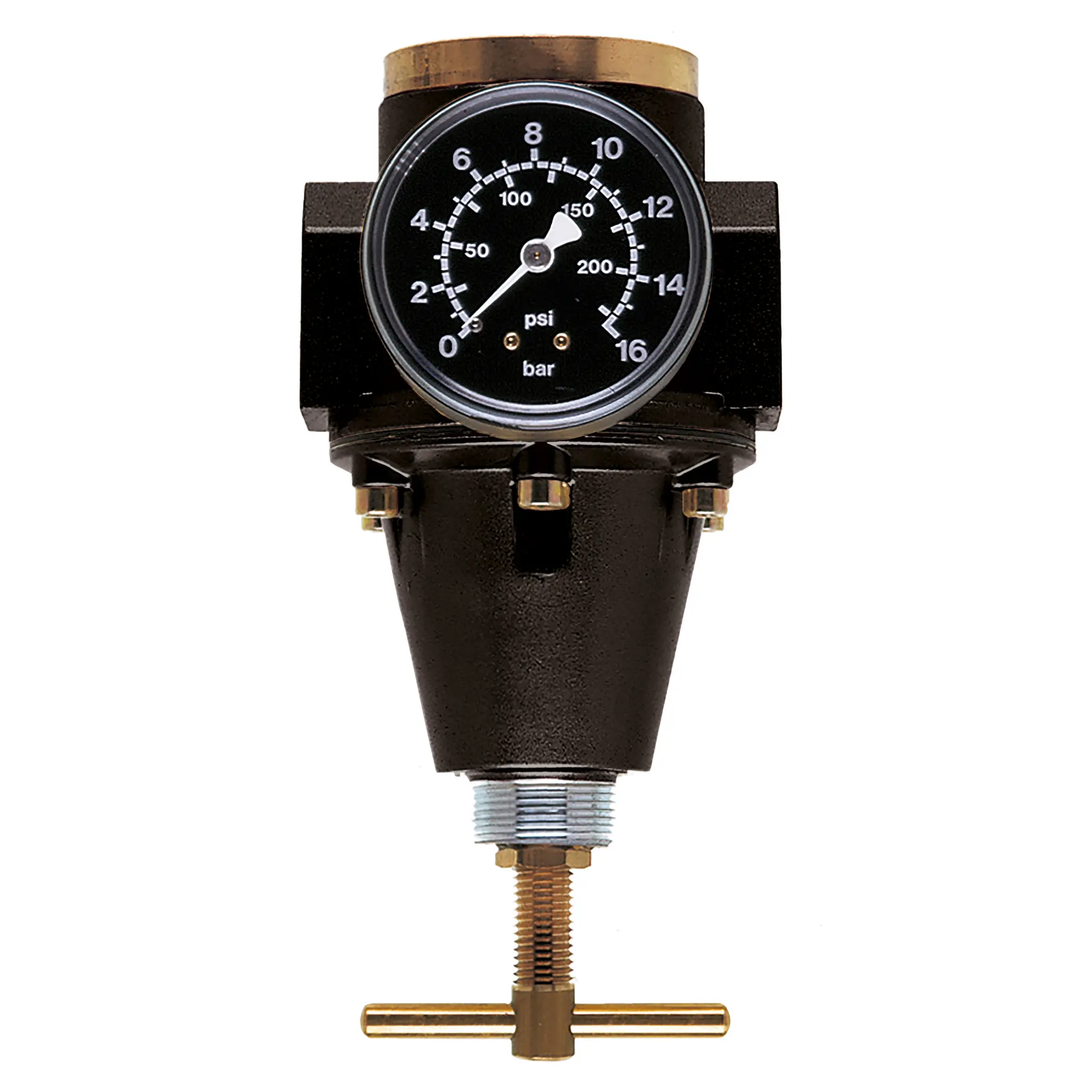 Produktfoto 1 von EWO 280.385, Druckregler standard, BG 60, G¾, 0,5–25 bar, Knebel, Manometer