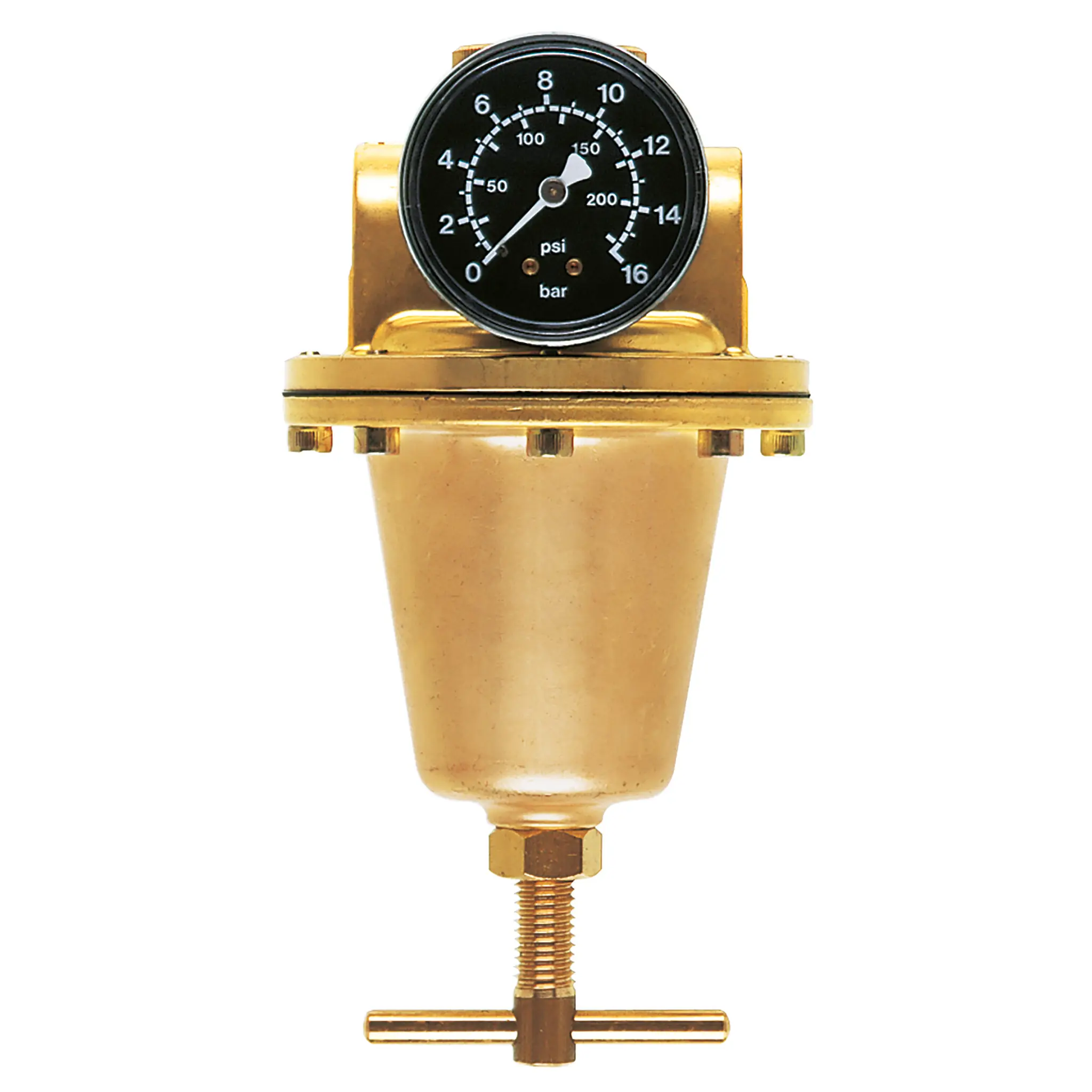 Produktfoto 1 von EWO 280.393, Druckregler standard, BG 60, G1, 0,5–10 bar, Knebel, Manometer