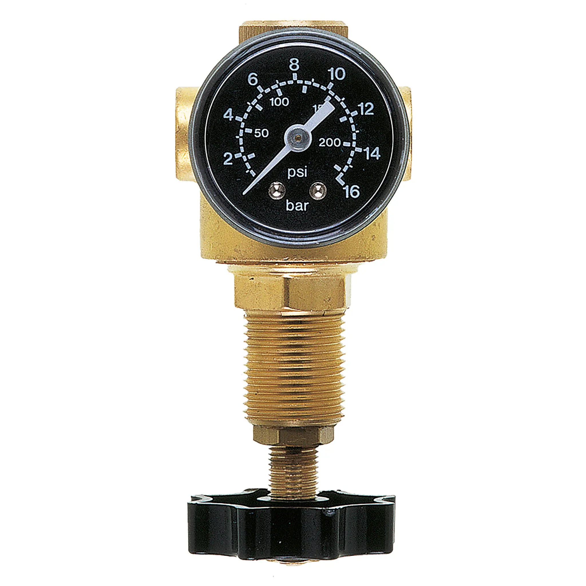 Produktfoto 1 von EWO 286.323, Druckregler 40 bar standard, BG 20, G¼, 0,5–10 bar, Manometer